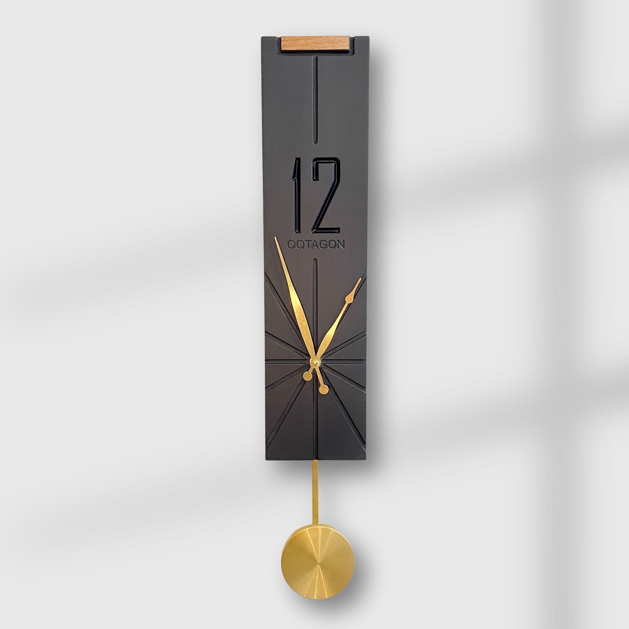 Vertical Aura - Designer Pendulum Wall Clock