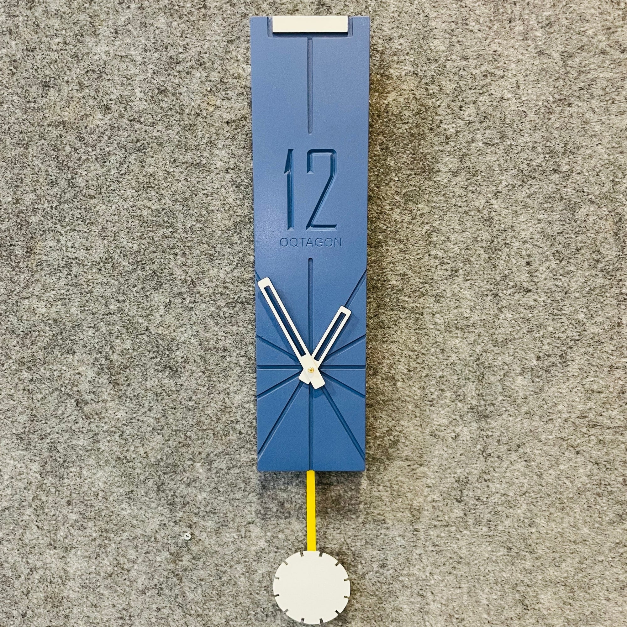 Vertical Aura - Designer Pendulum Wall Clock