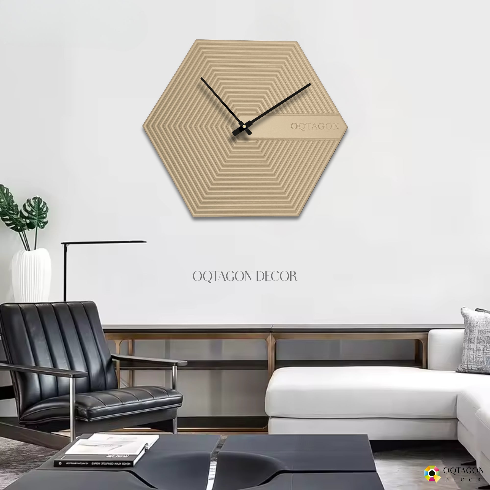 The Hexora Series wall clock