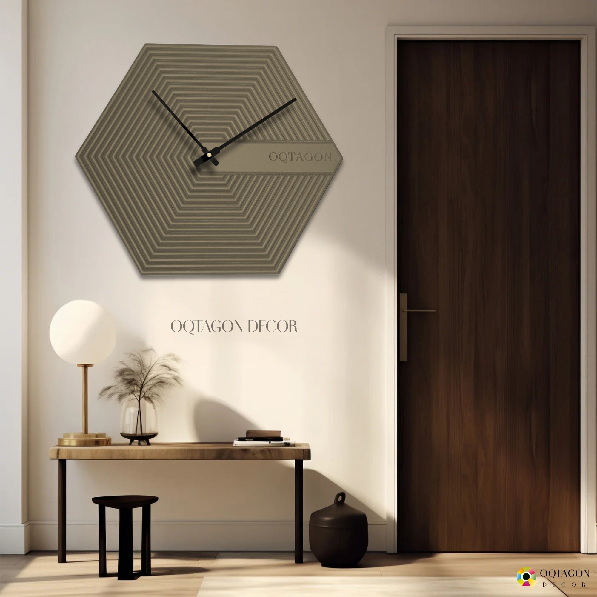 The Hexora Series wall clock