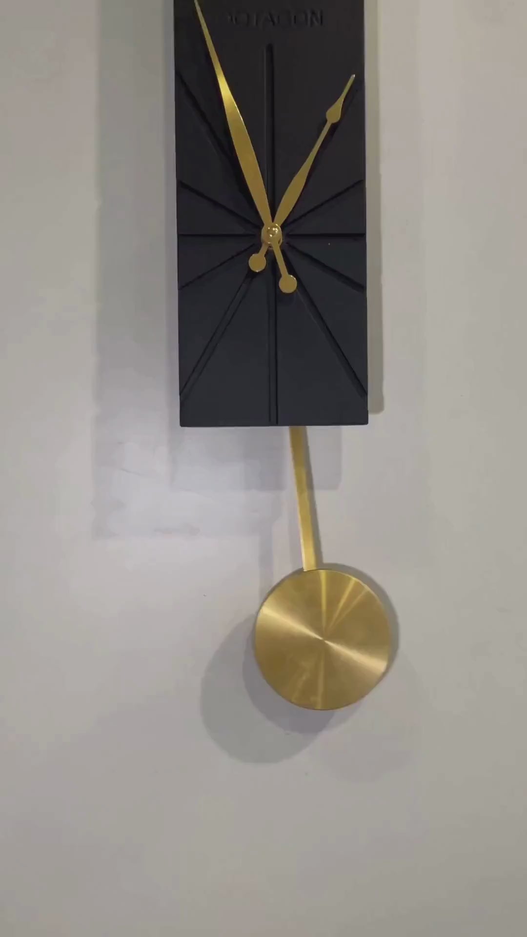 Vertical Aura - Designer Pendulum Wall Clock