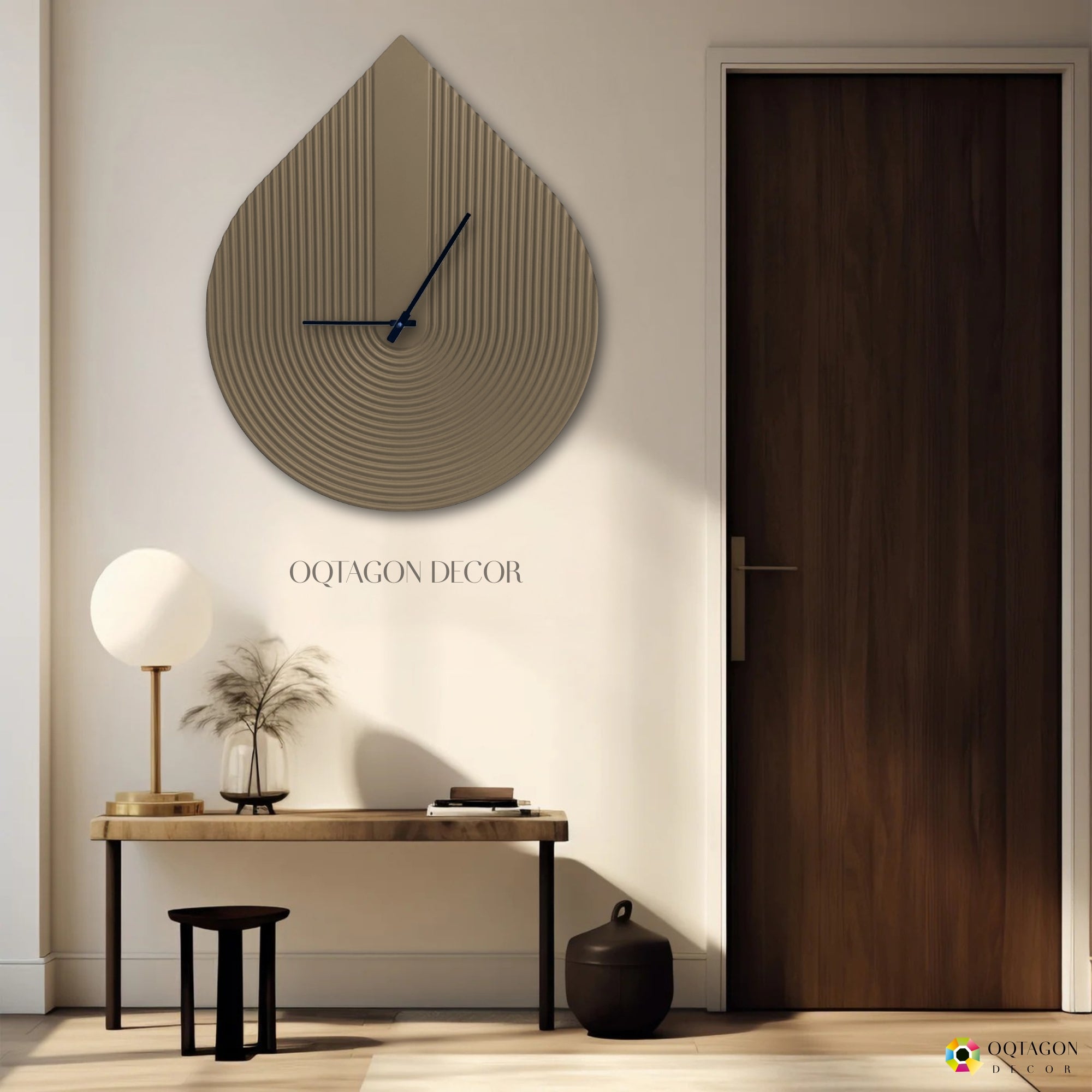 Waterdrop – Minimalist Large Wall Clock