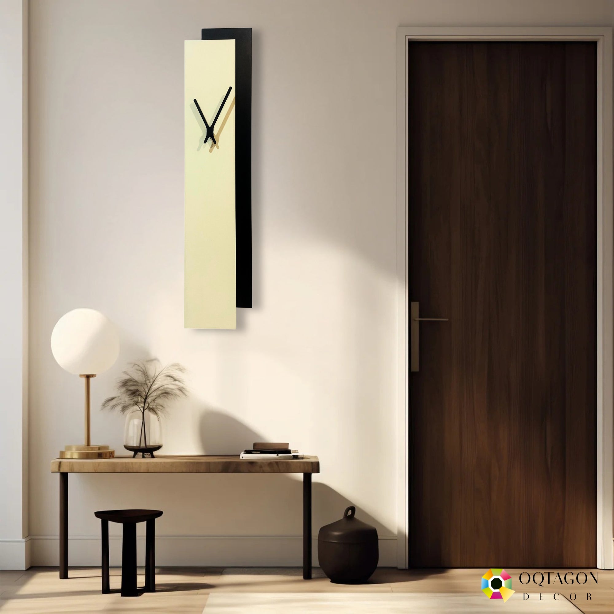 Monolith Duo - Premium Modern Wall Clock