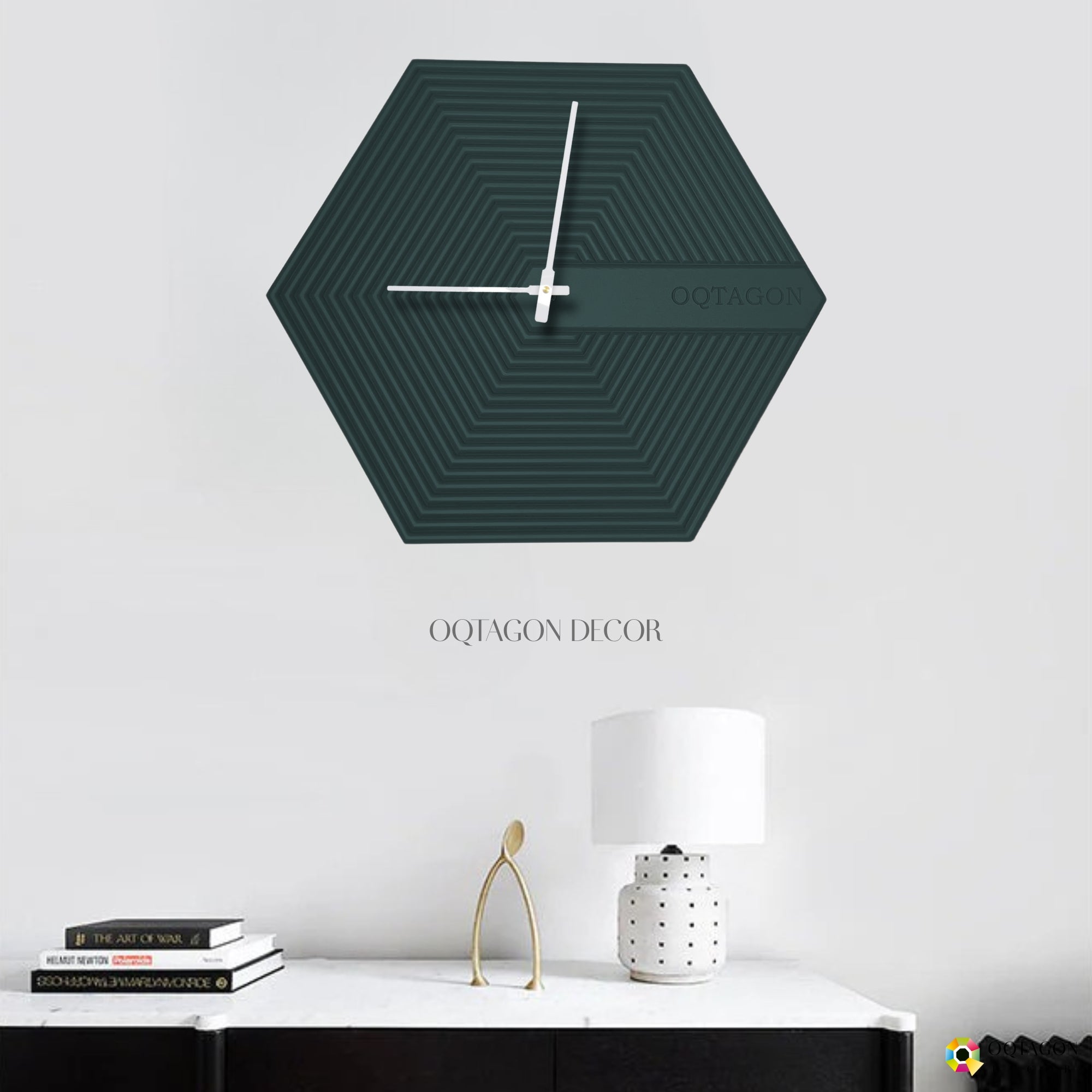The Hexora Series wall clock