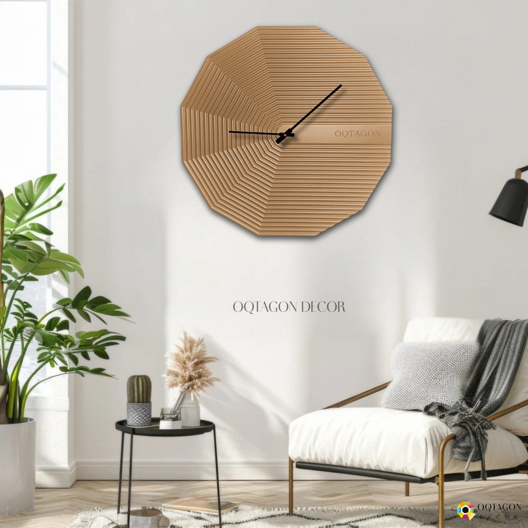 The Twelfora Series wall clock