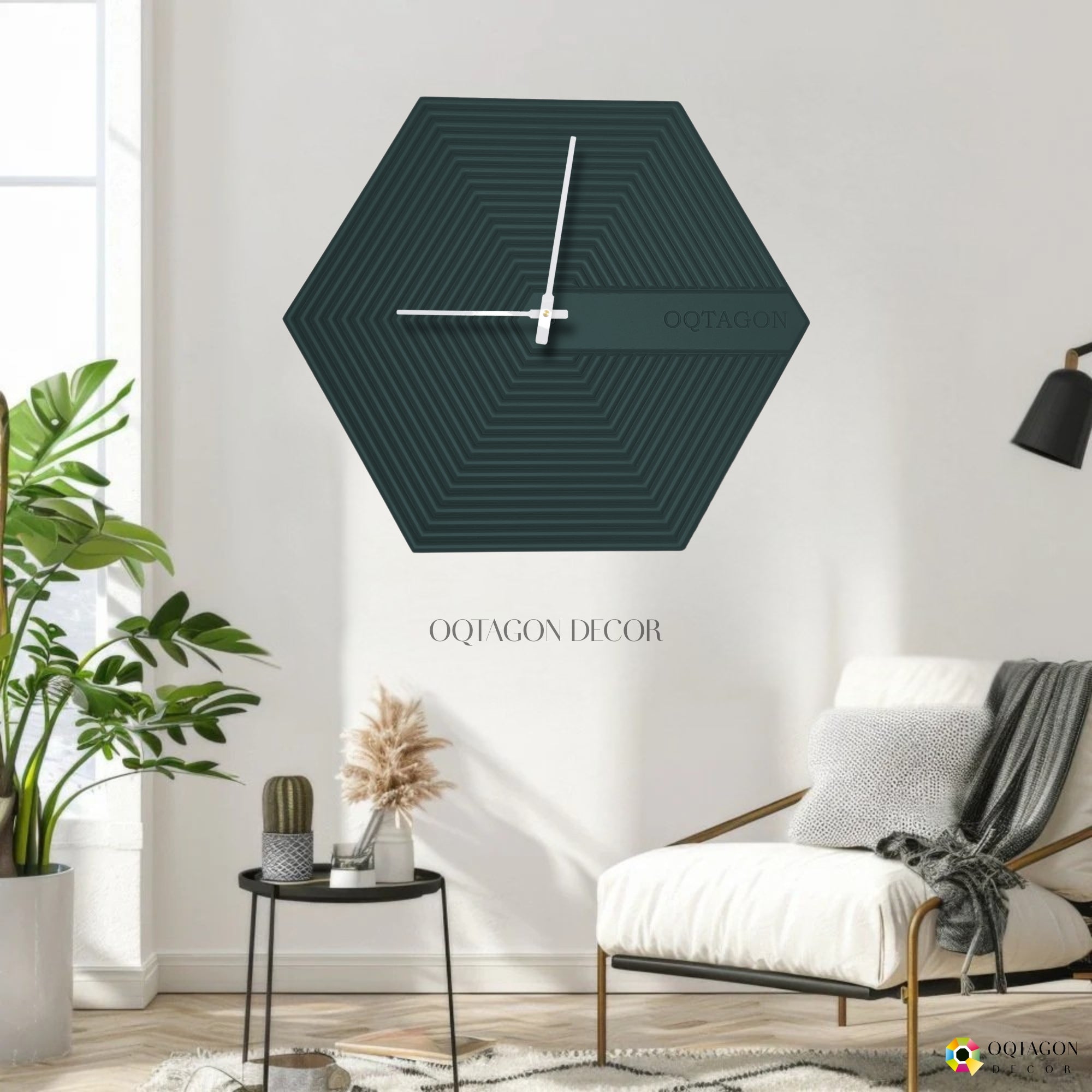The Hexora Series wall clock