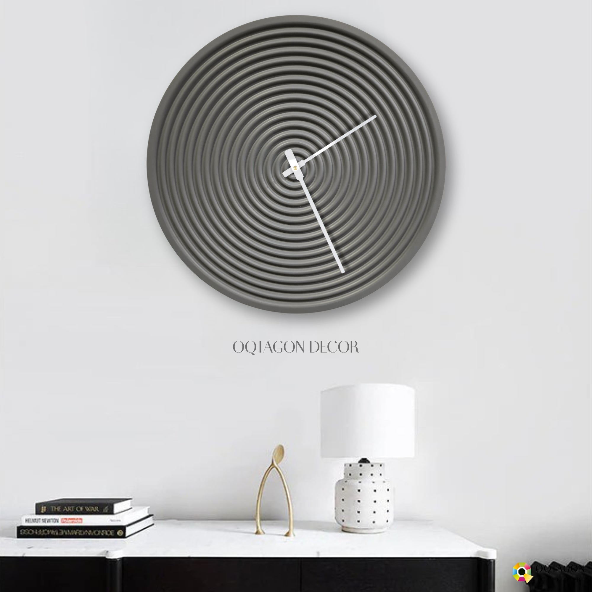 Modern Ripple Wall Clock