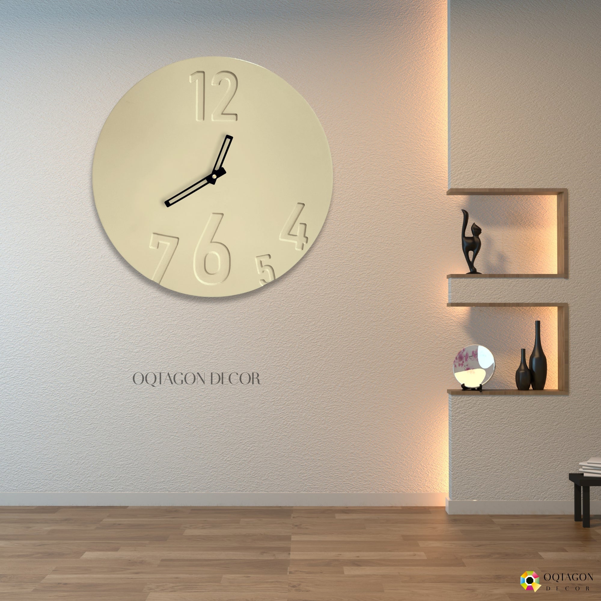 Numeris Depth Wall Clock