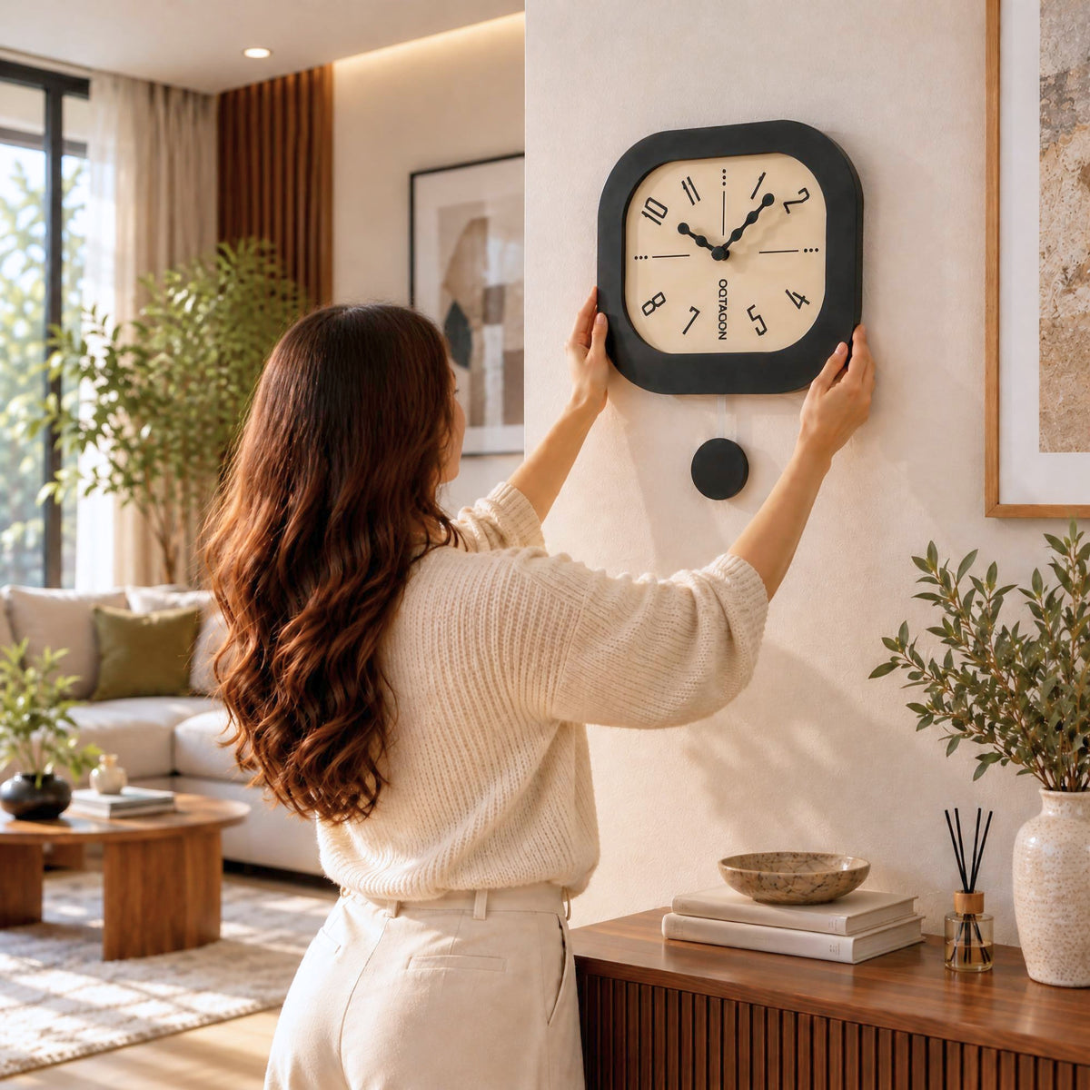 NOSTORIA - Designer Pendulum Wall Clock