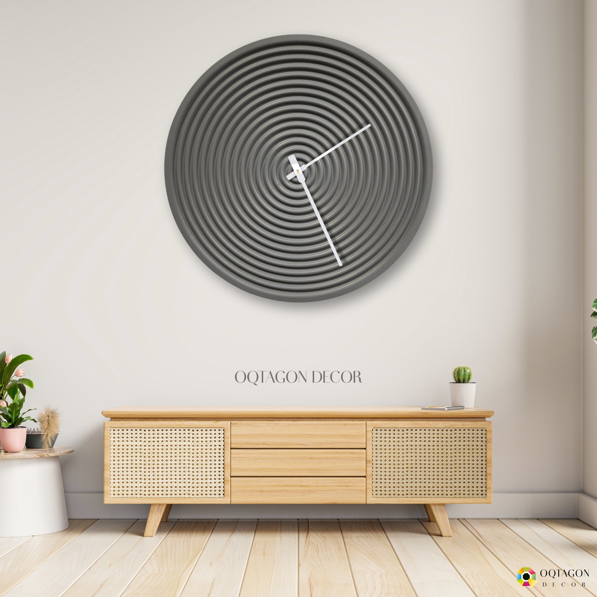 Modern Ripple Wall Clock