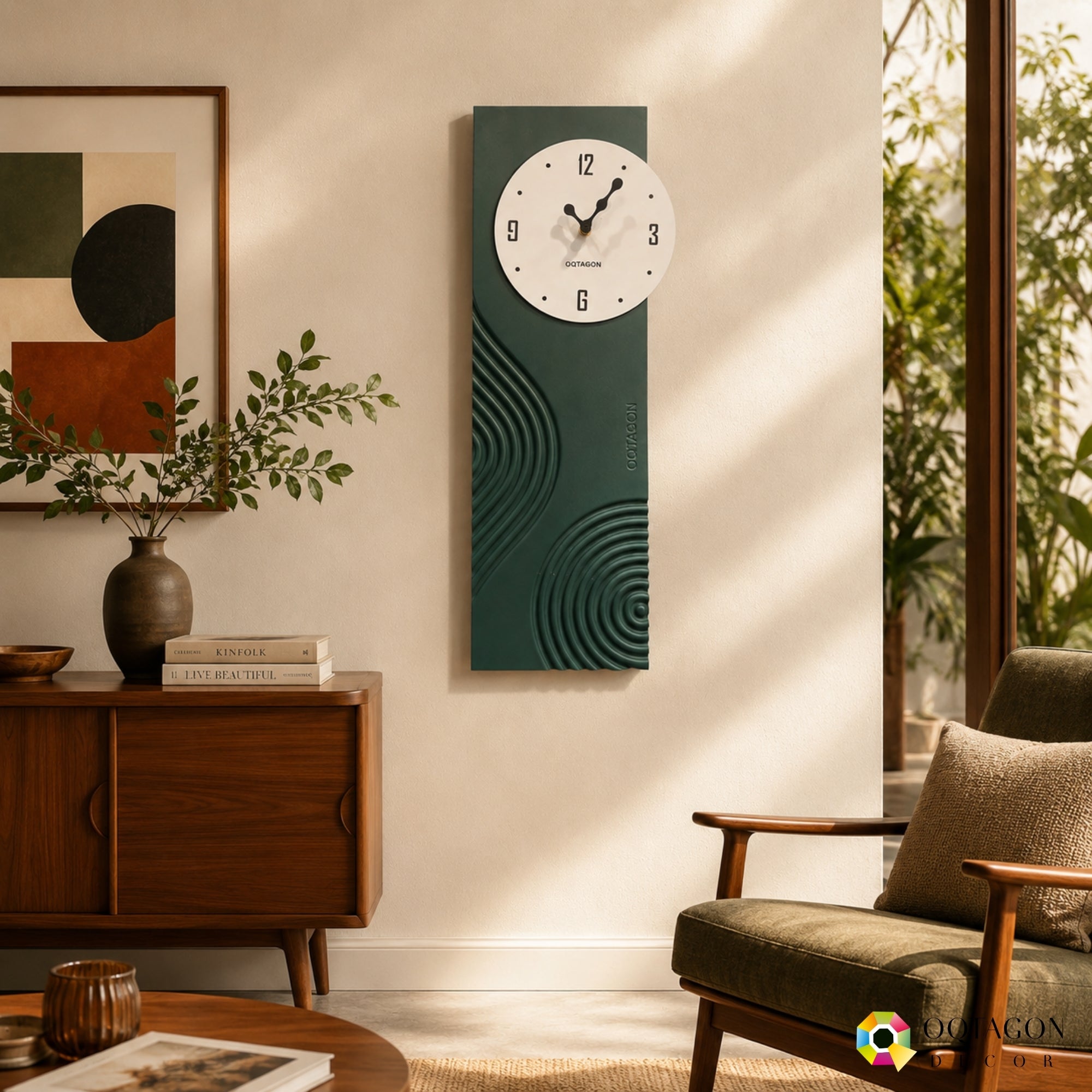 Flowing Wave - Designer Wall Clock