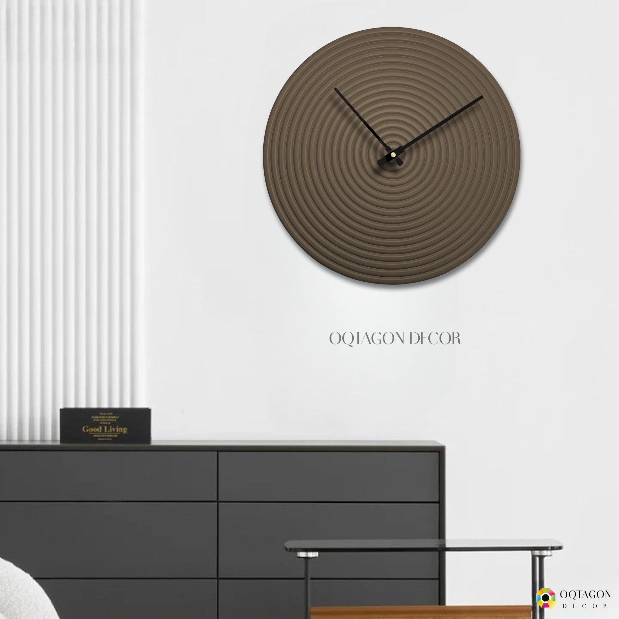 Modern Ripple Wall Clock
