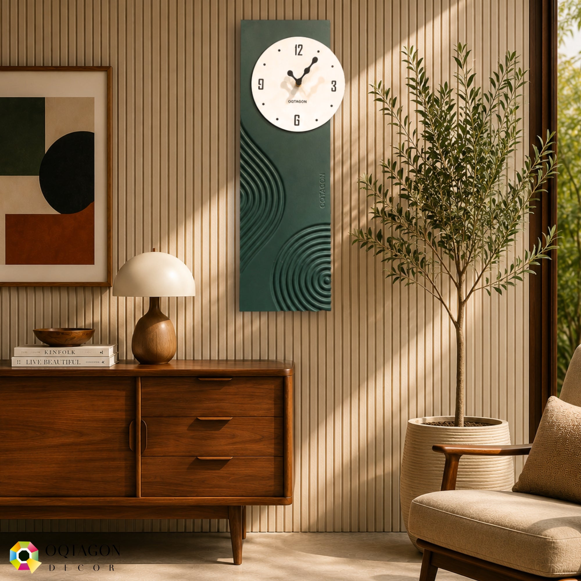 Flowing Wave - Designer Wall Clock