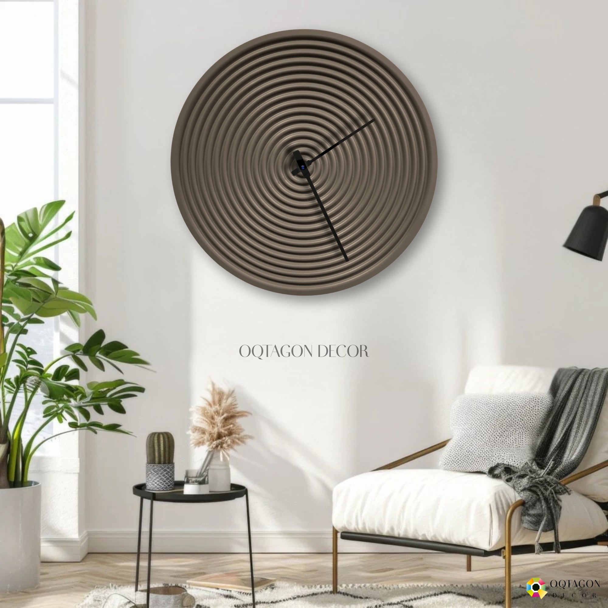 Modern Ripple Wall Clock