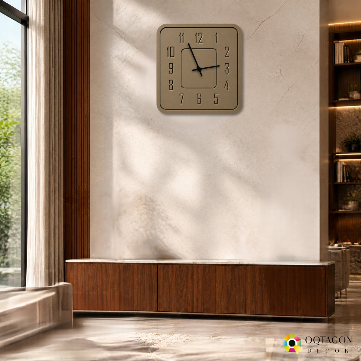 Meridian Architectural Wall Clock