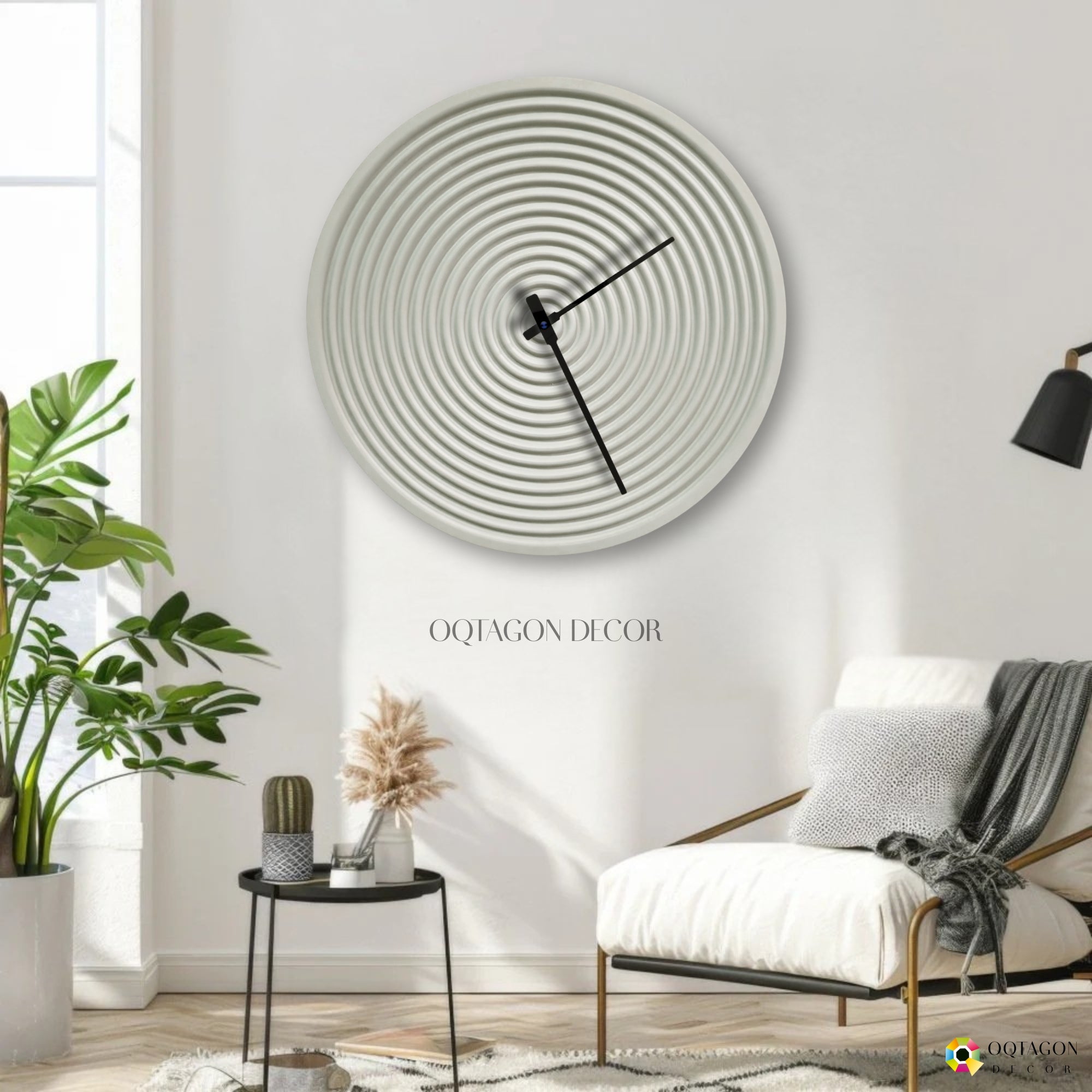Modern Ripple Wall Clock