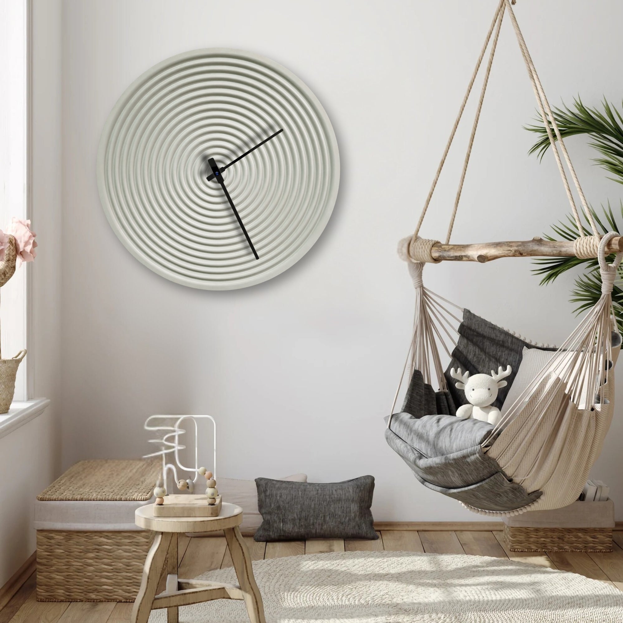 Modern Ripple Wall Clock