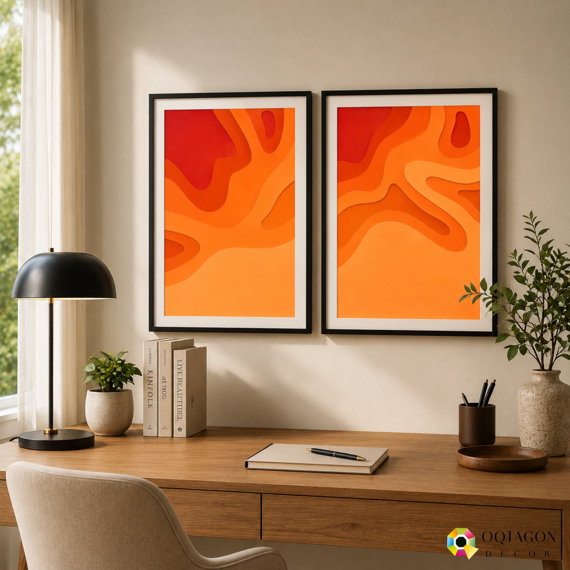 Solaris Flow - Premium Layered Wall Art
