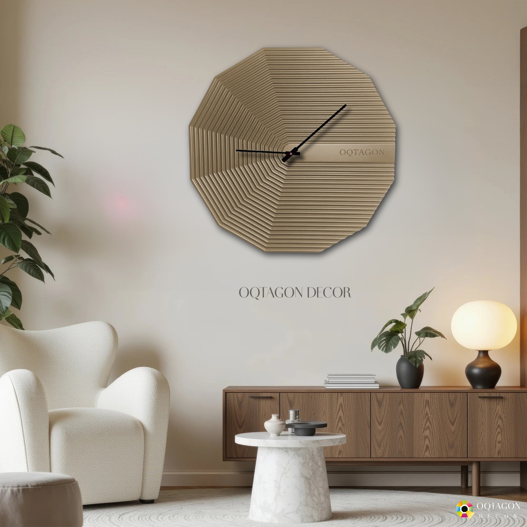 The Twelfora Series wall clock