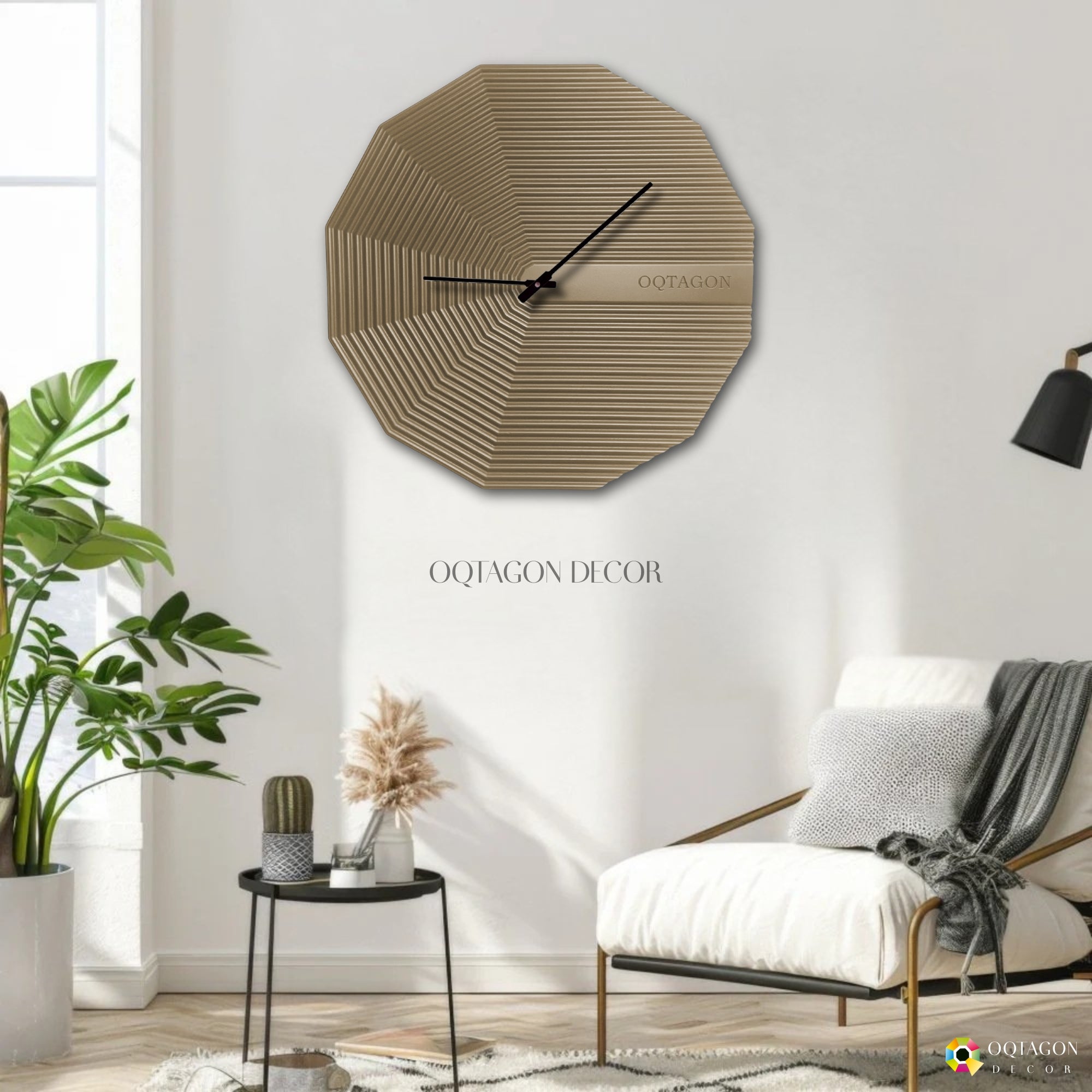 The Twelfora Series wall clock