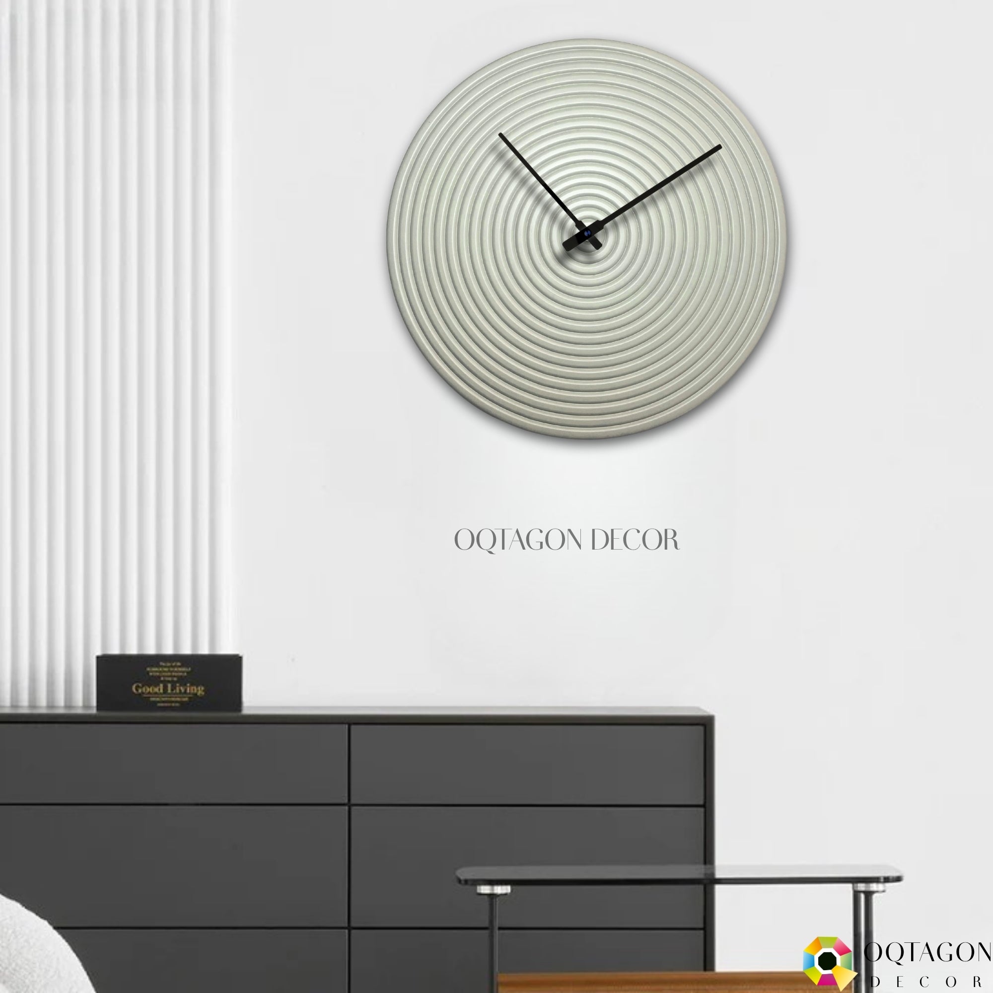Modern Ripple Wall Clock