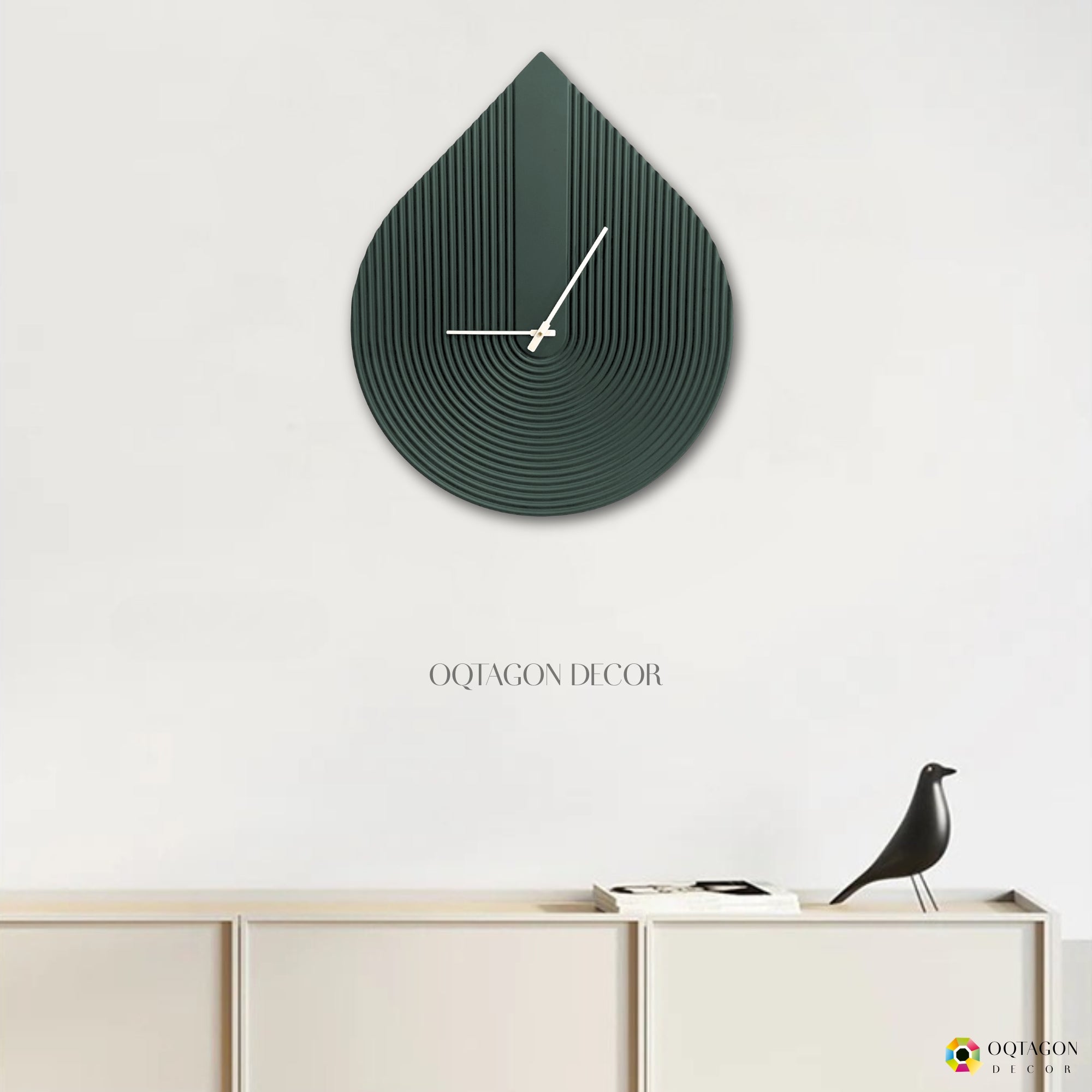 Waterdrop – Minimalist Large Wall Clock
