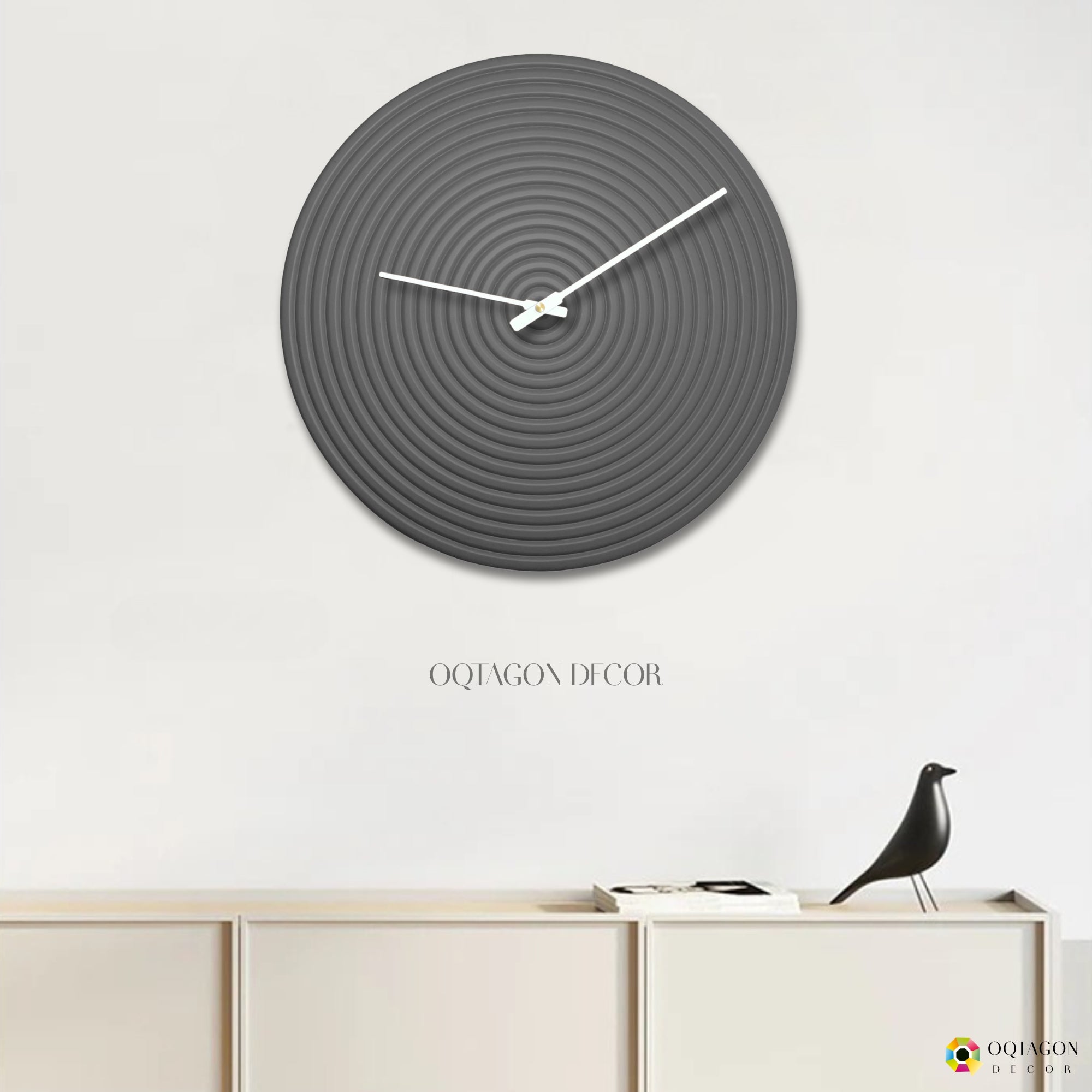 Modern Ripple Wall Clock