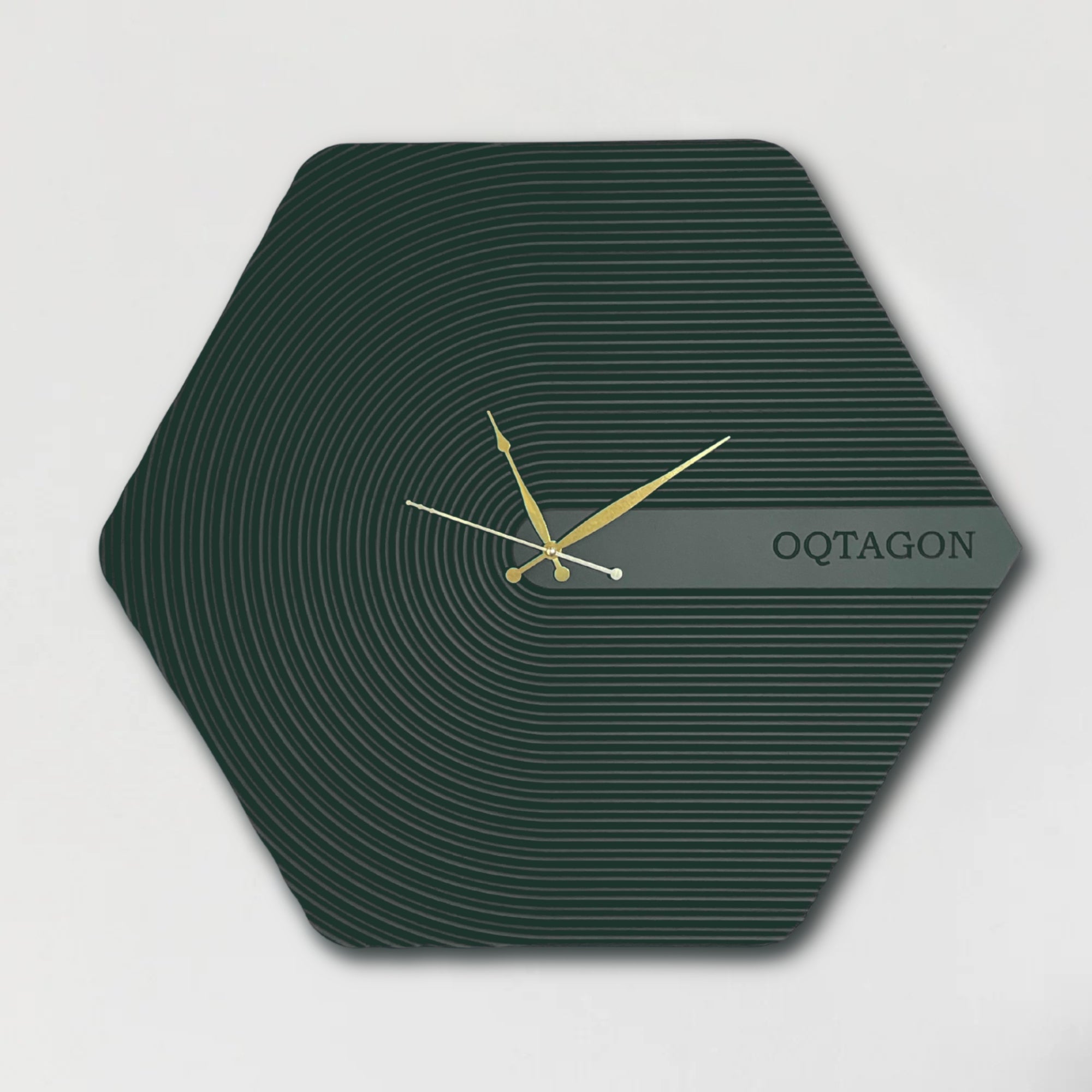 The Hexora Lux Series wall clock