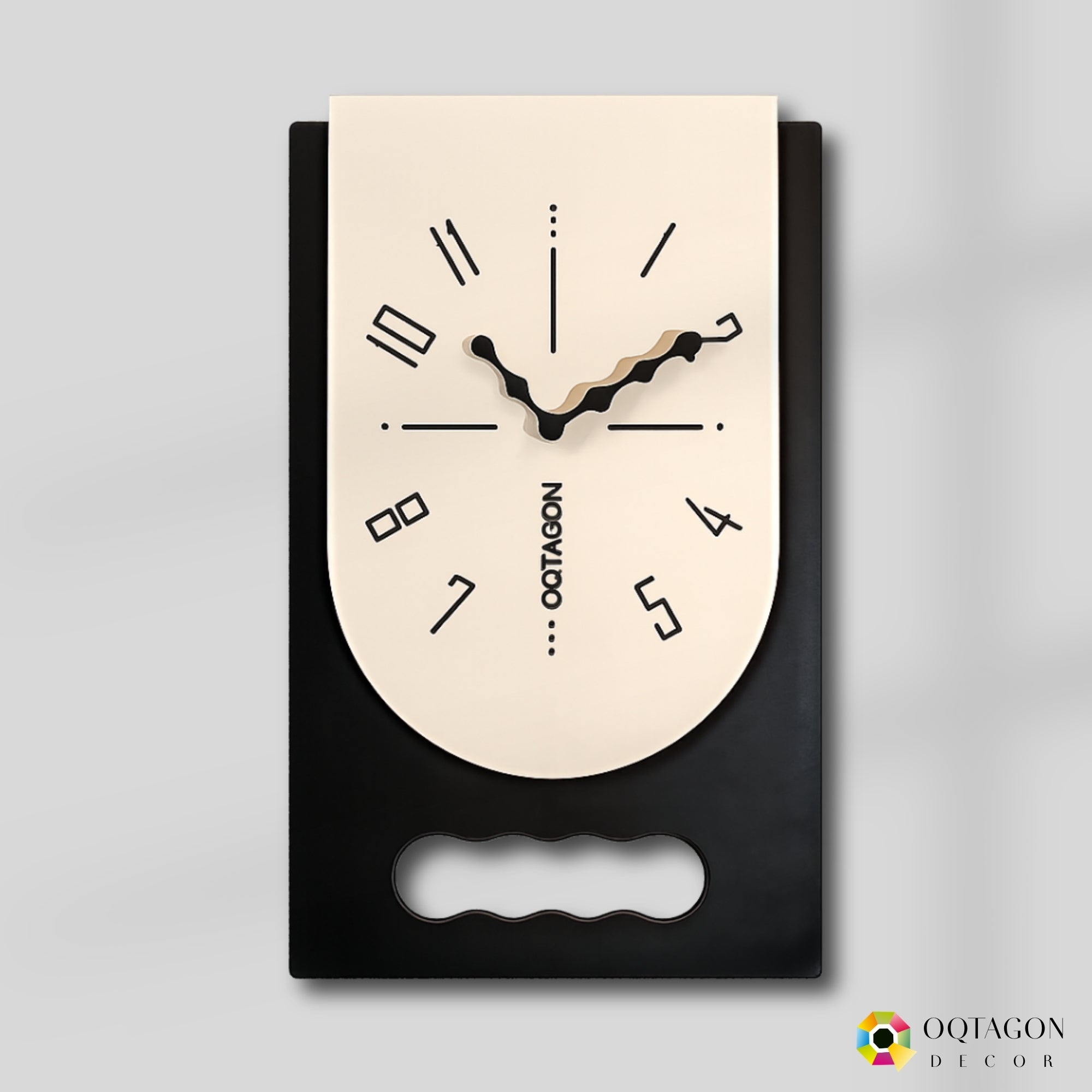 Monolith Arc - Premium Designer Wall Clock