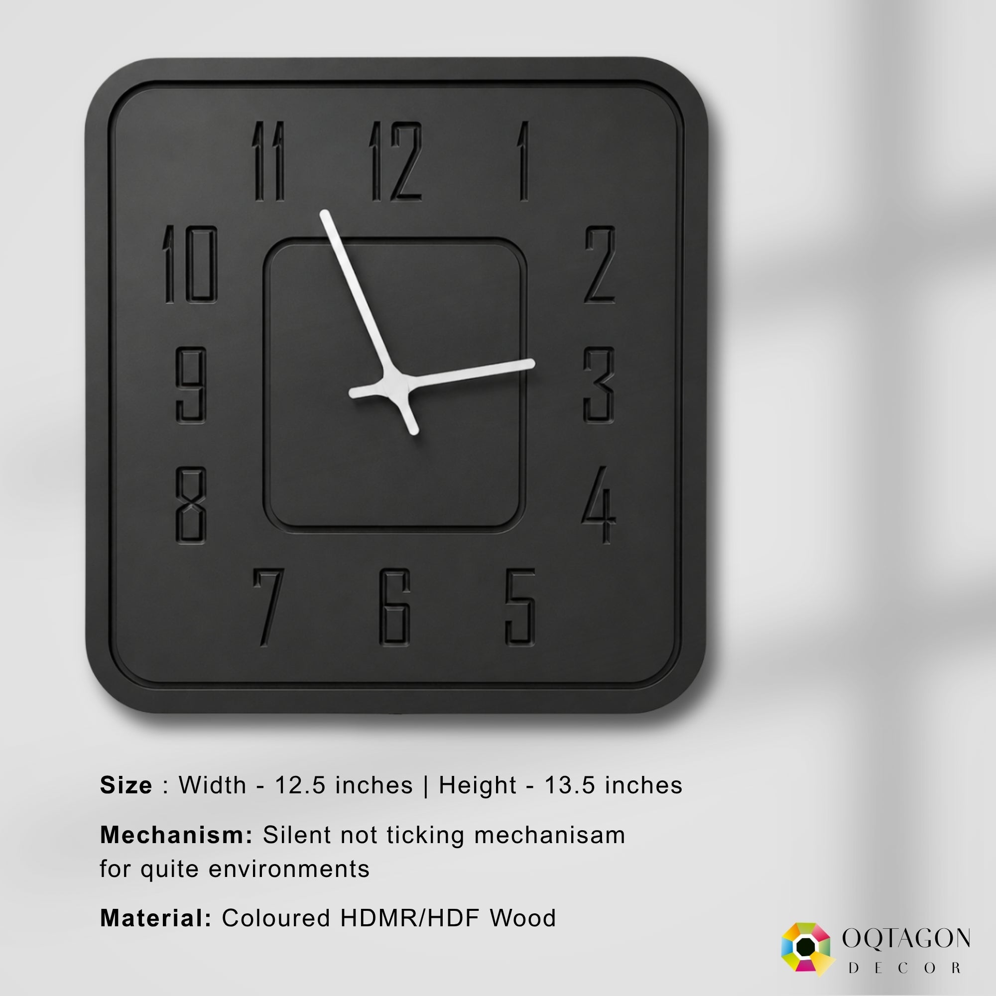 Meridian Architectural Wall Clock