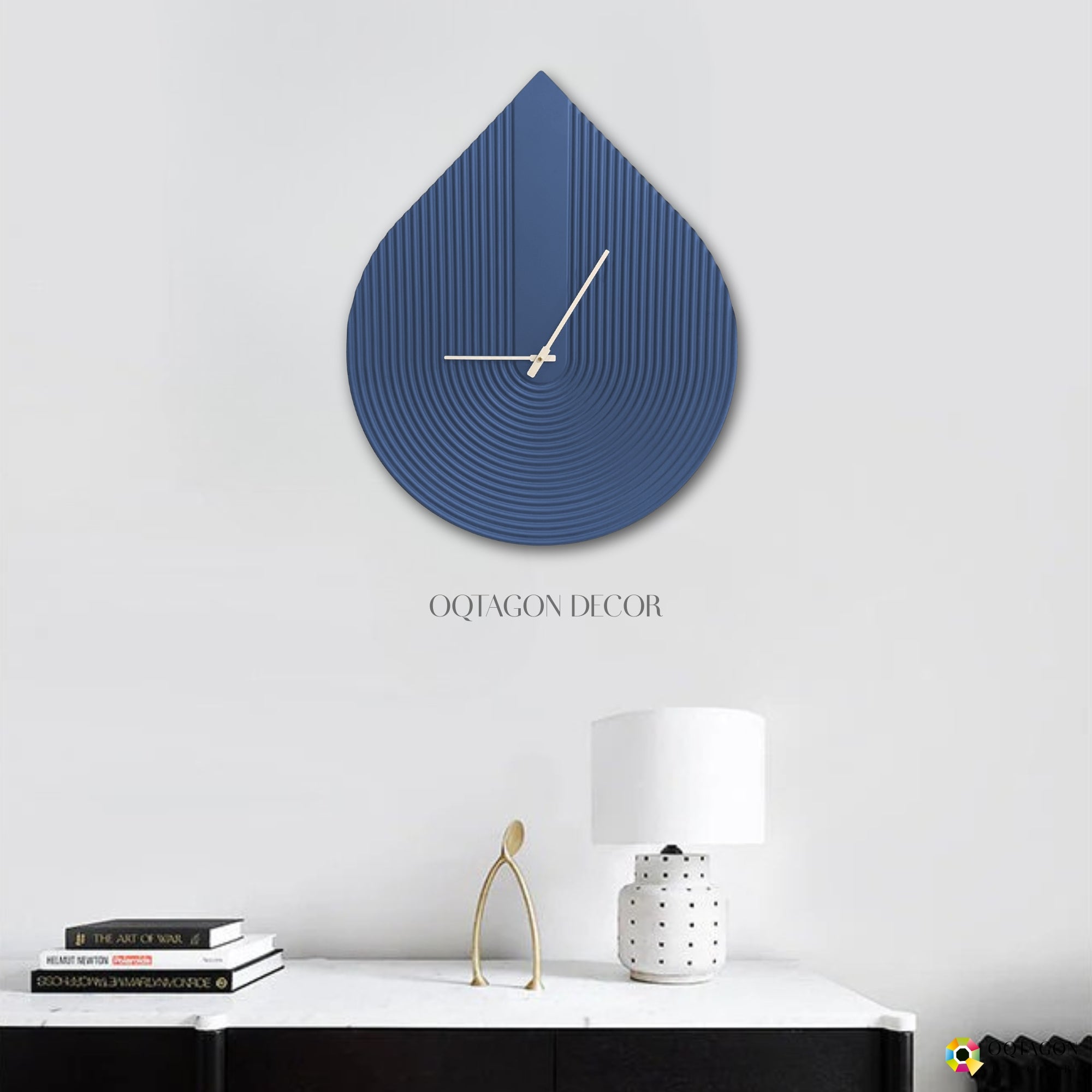 Waterdrop – Minimalist Large Wall Clock