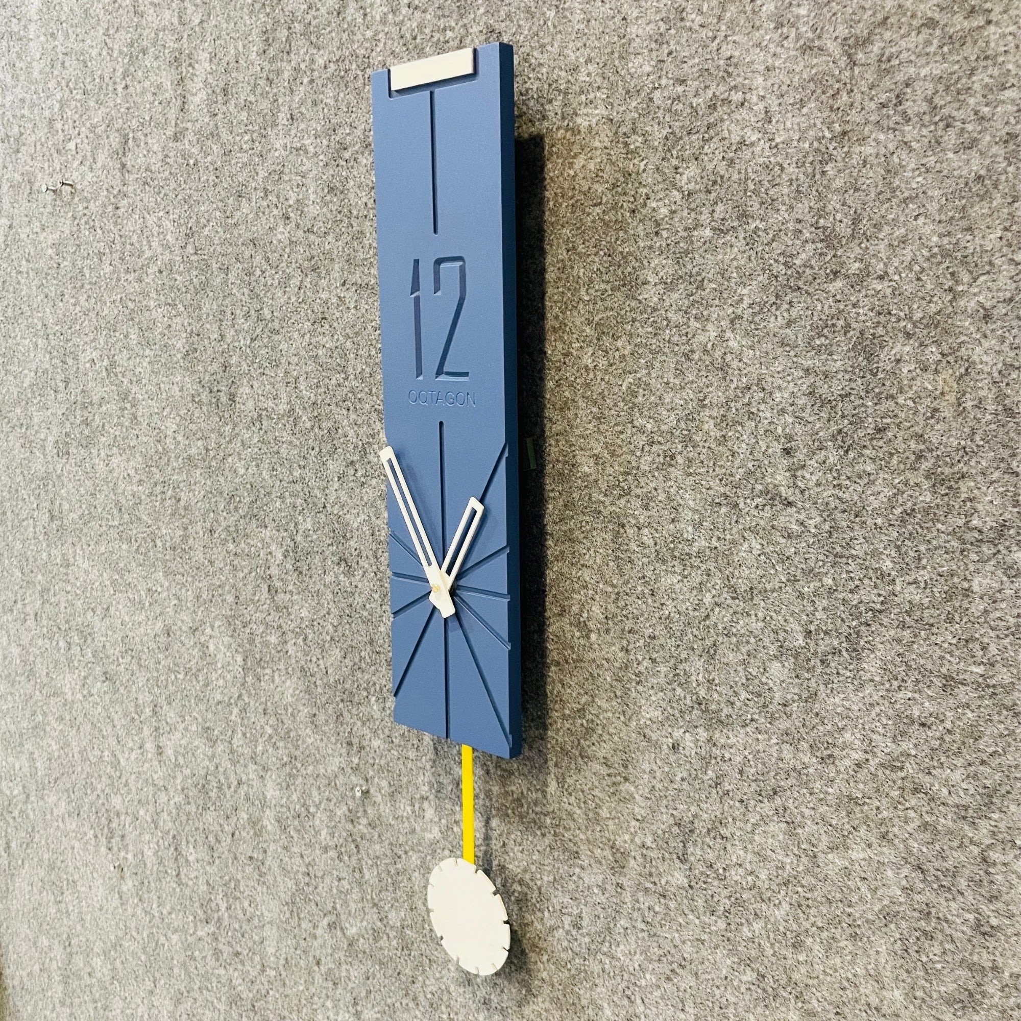 Vertical Aura - Designer Pendulum Wall Clock