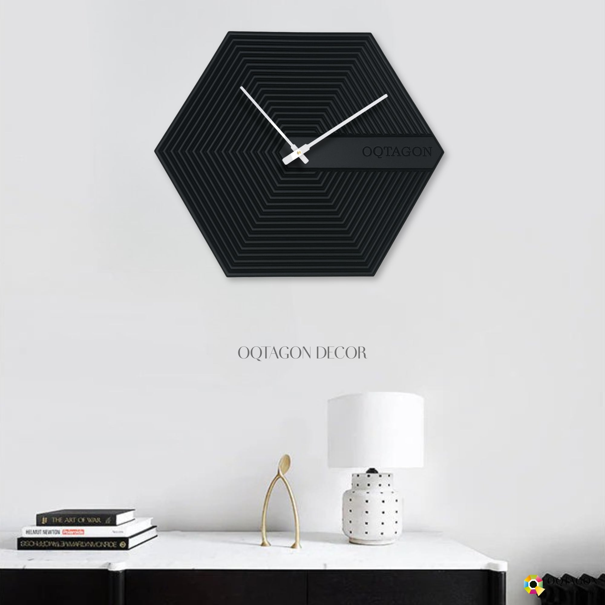 The Hexora Series wall clock