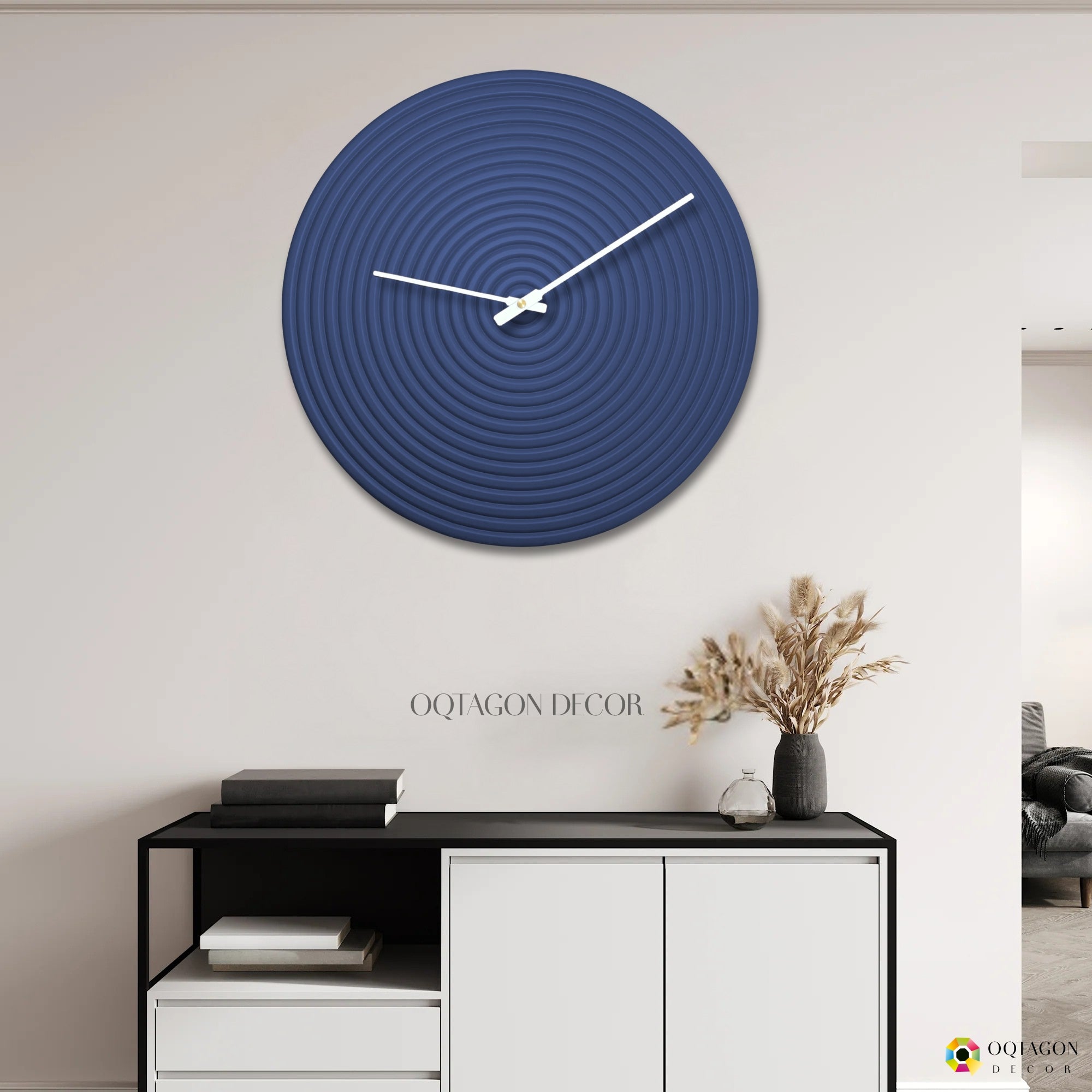 Modern Ripple Wall Clock