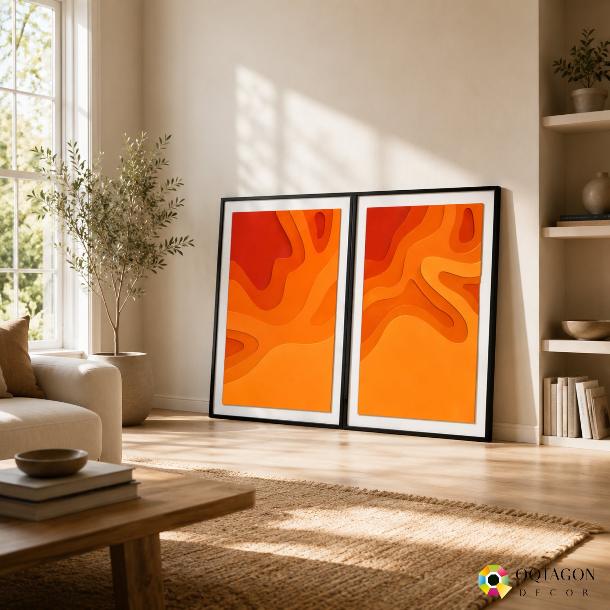 Solaris Flow - Premium Layered Wall Art