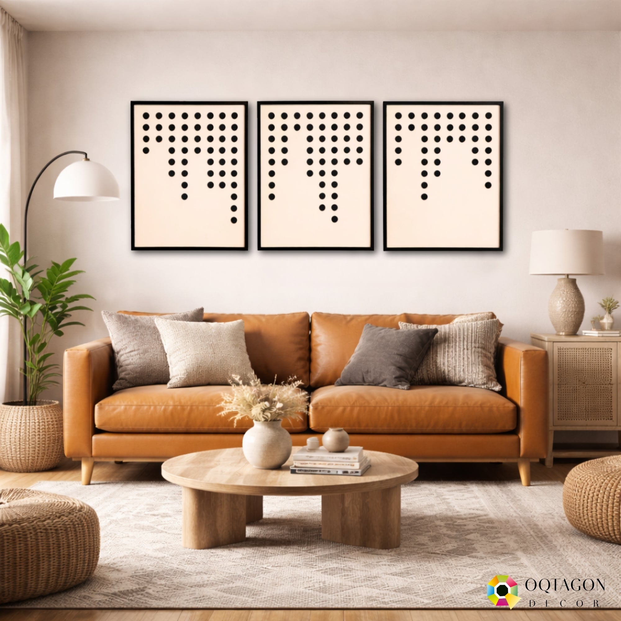 Midnight Rhythm – 3 Panel Wall Art