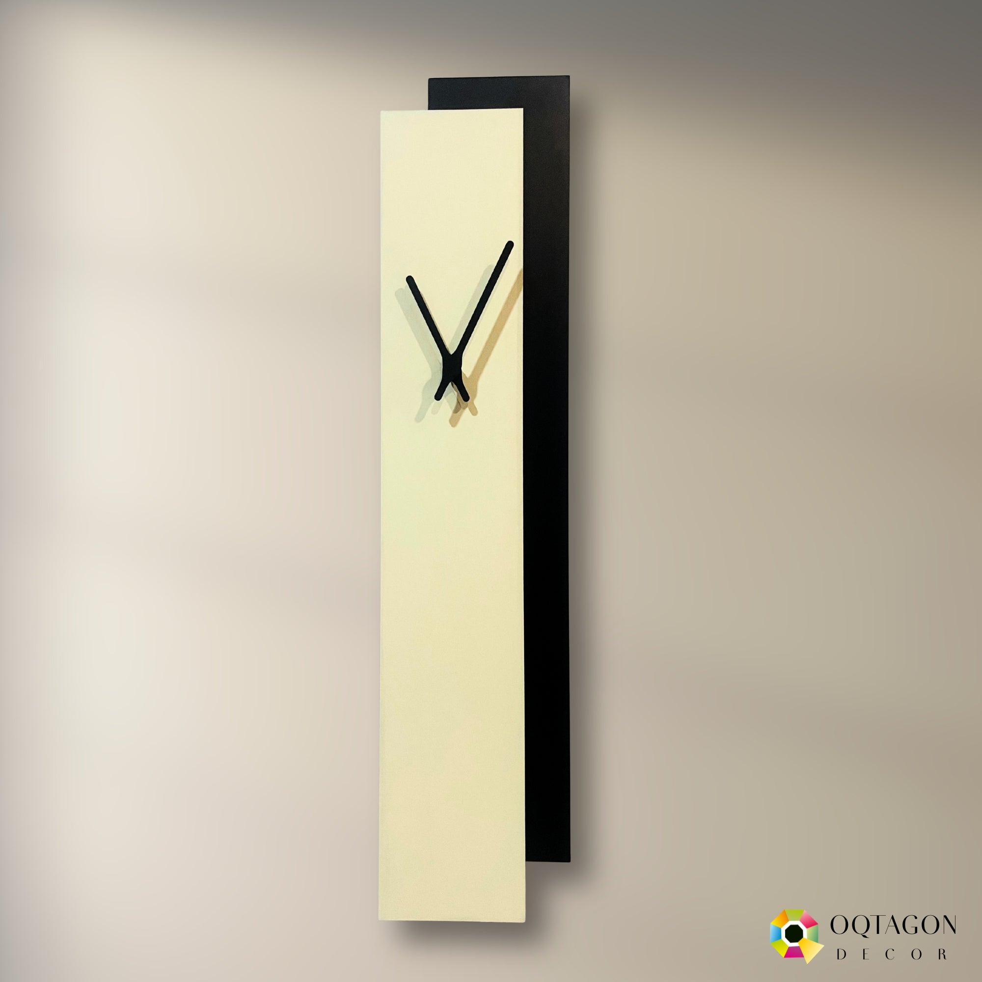 Monolith Duo - Premium Modern Wall Clock