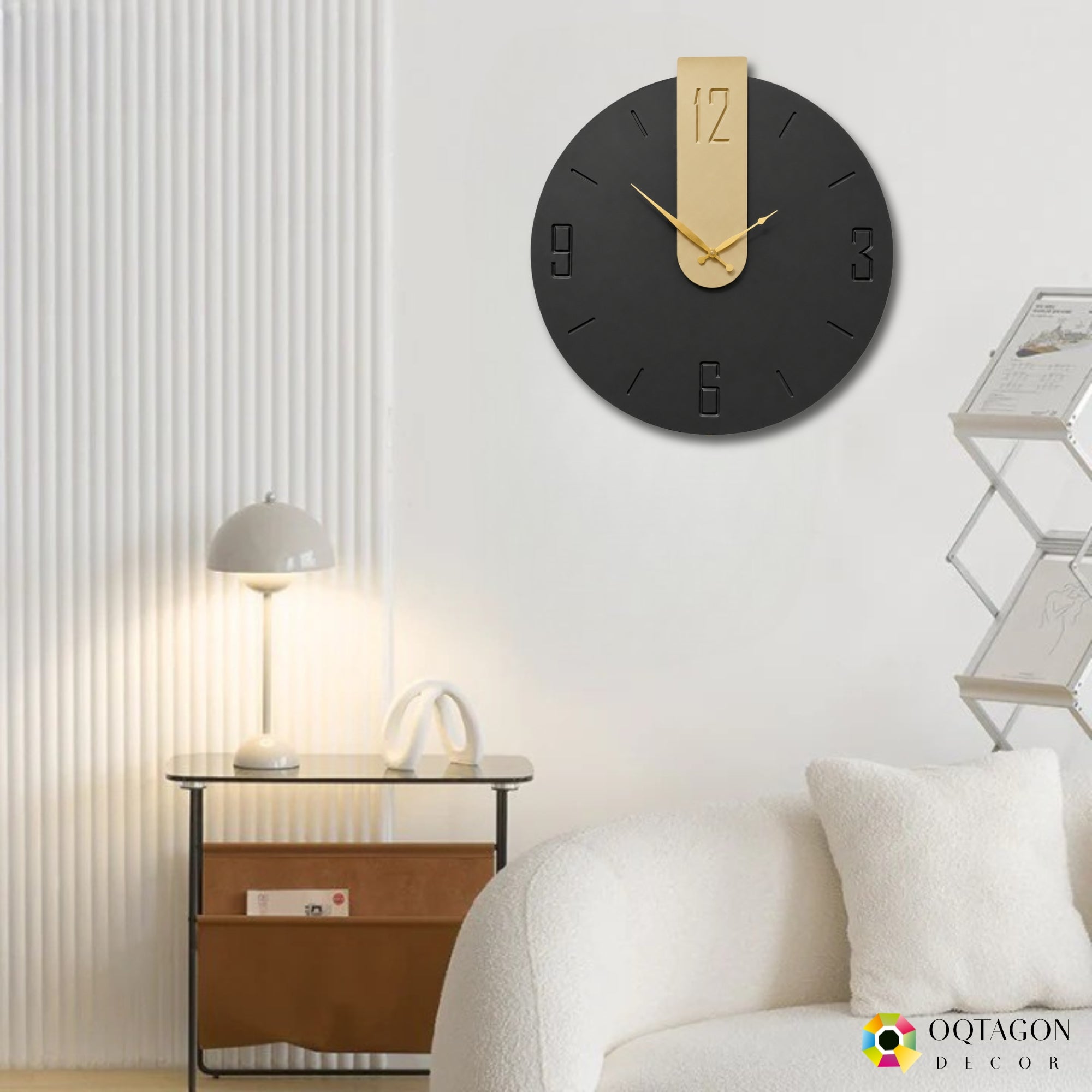 Midnight Gold – Luxury Wall Clock