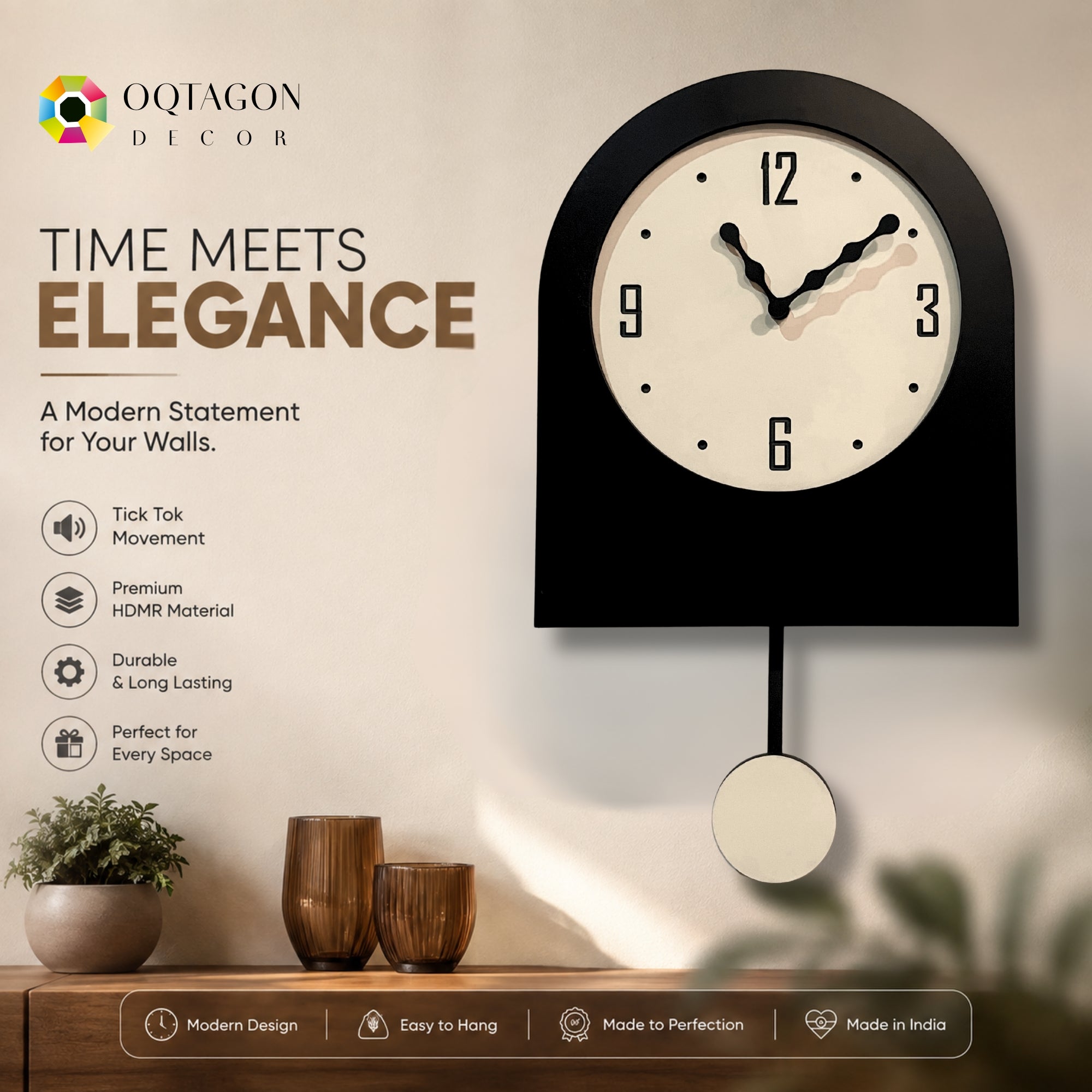 ARCORA - Classic Pendulum Clock