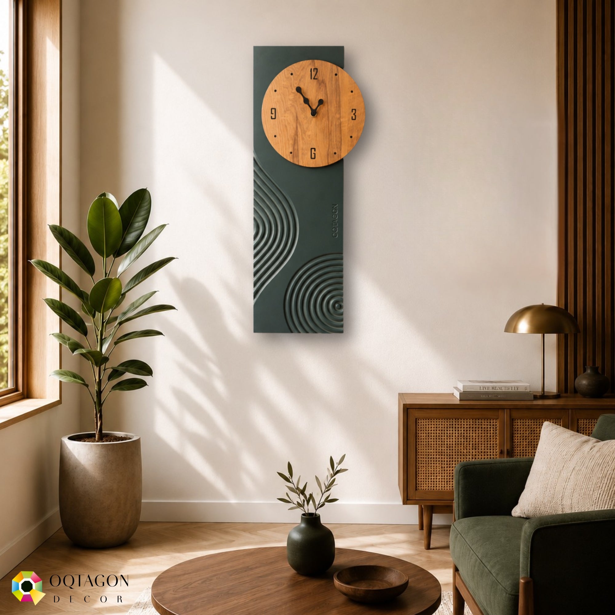 Flowing Wave - Designer Wall Clock