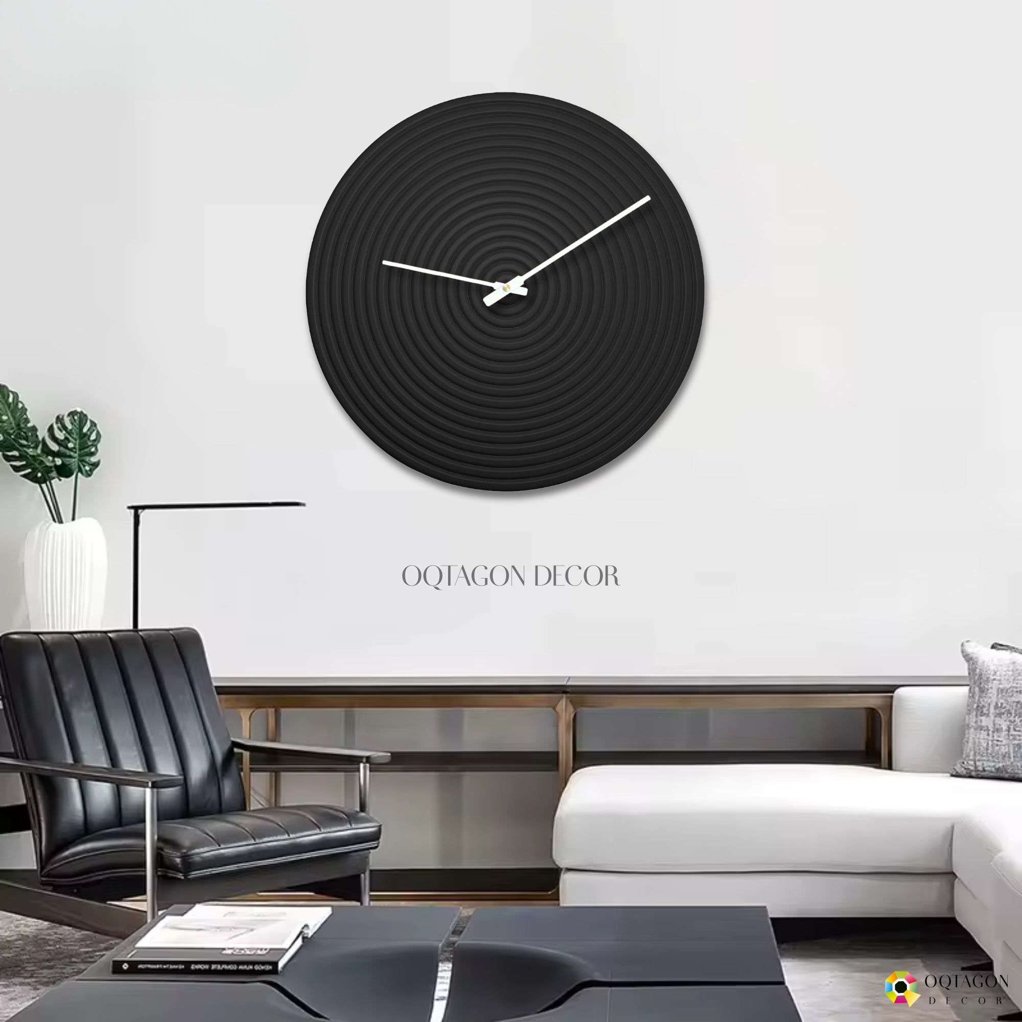 Modern Ripple Wall Clock