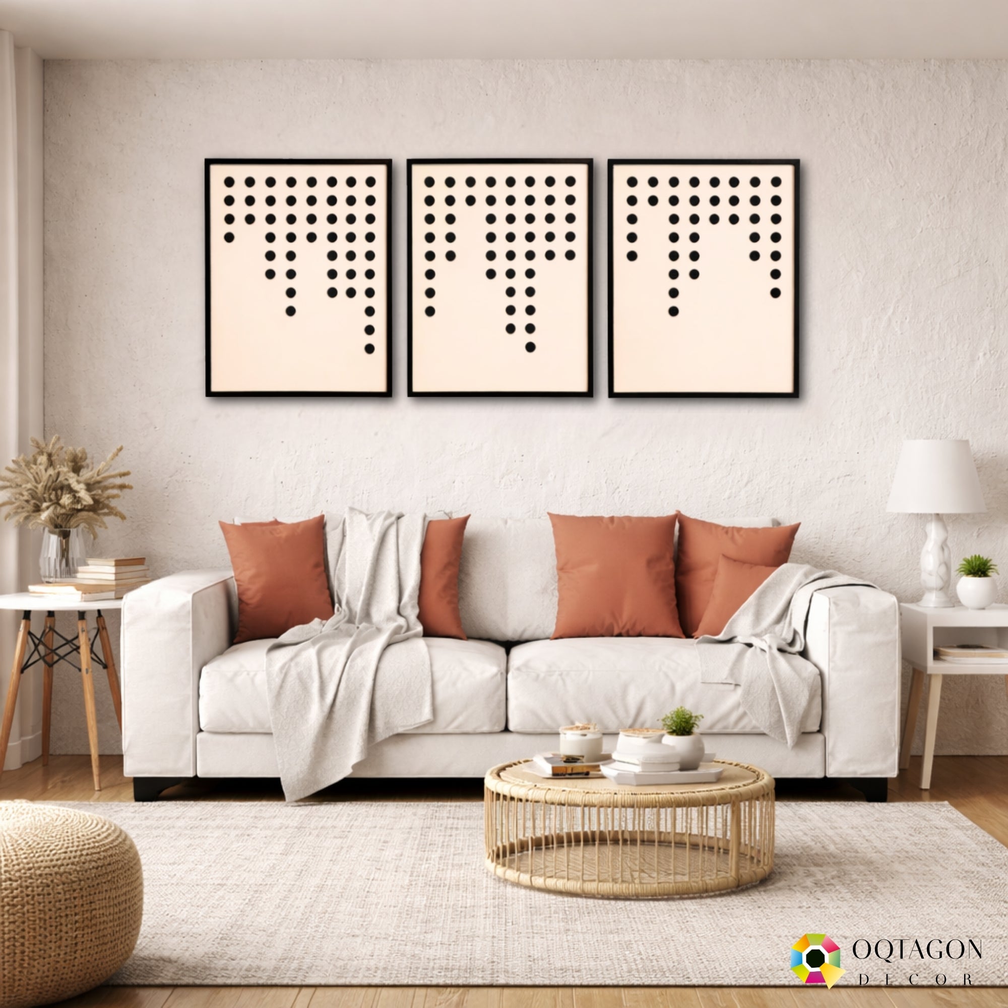 Midnight Rhythm – 3 Panel Wall Art
