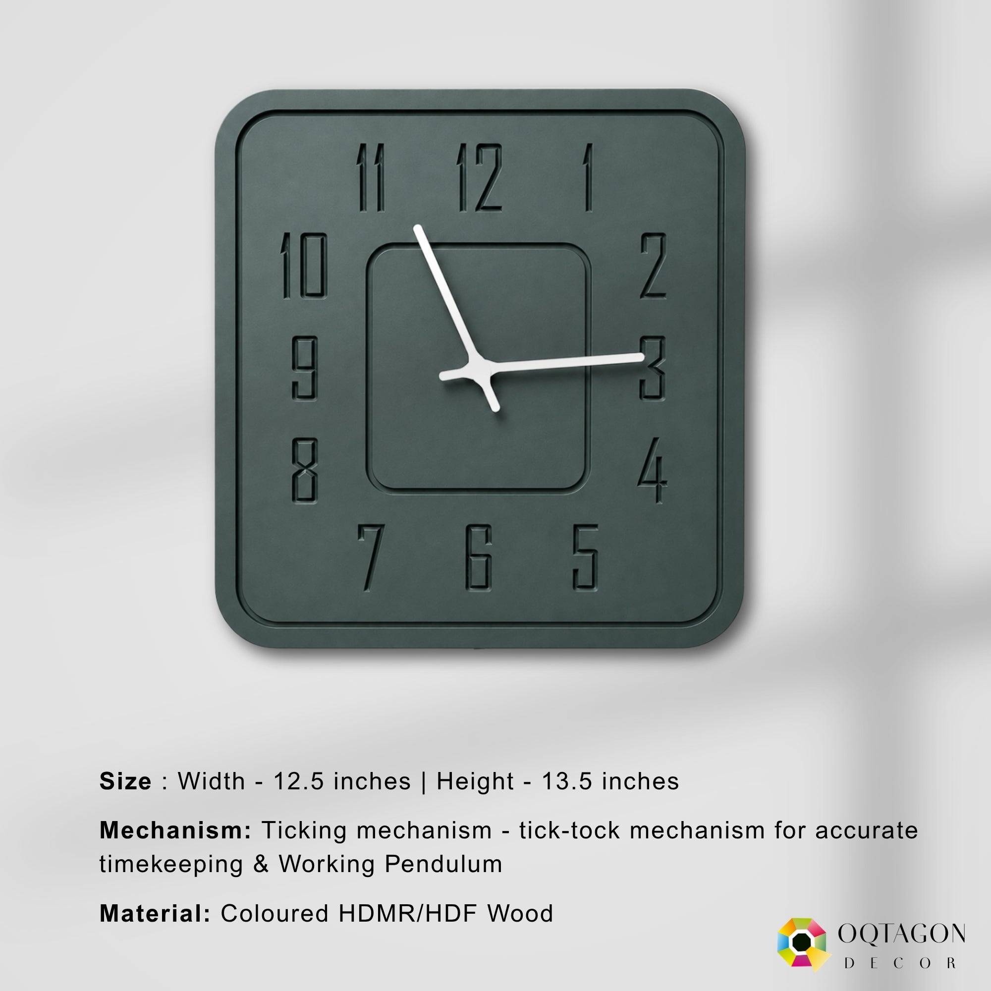Meridian Architectural Wall Clock