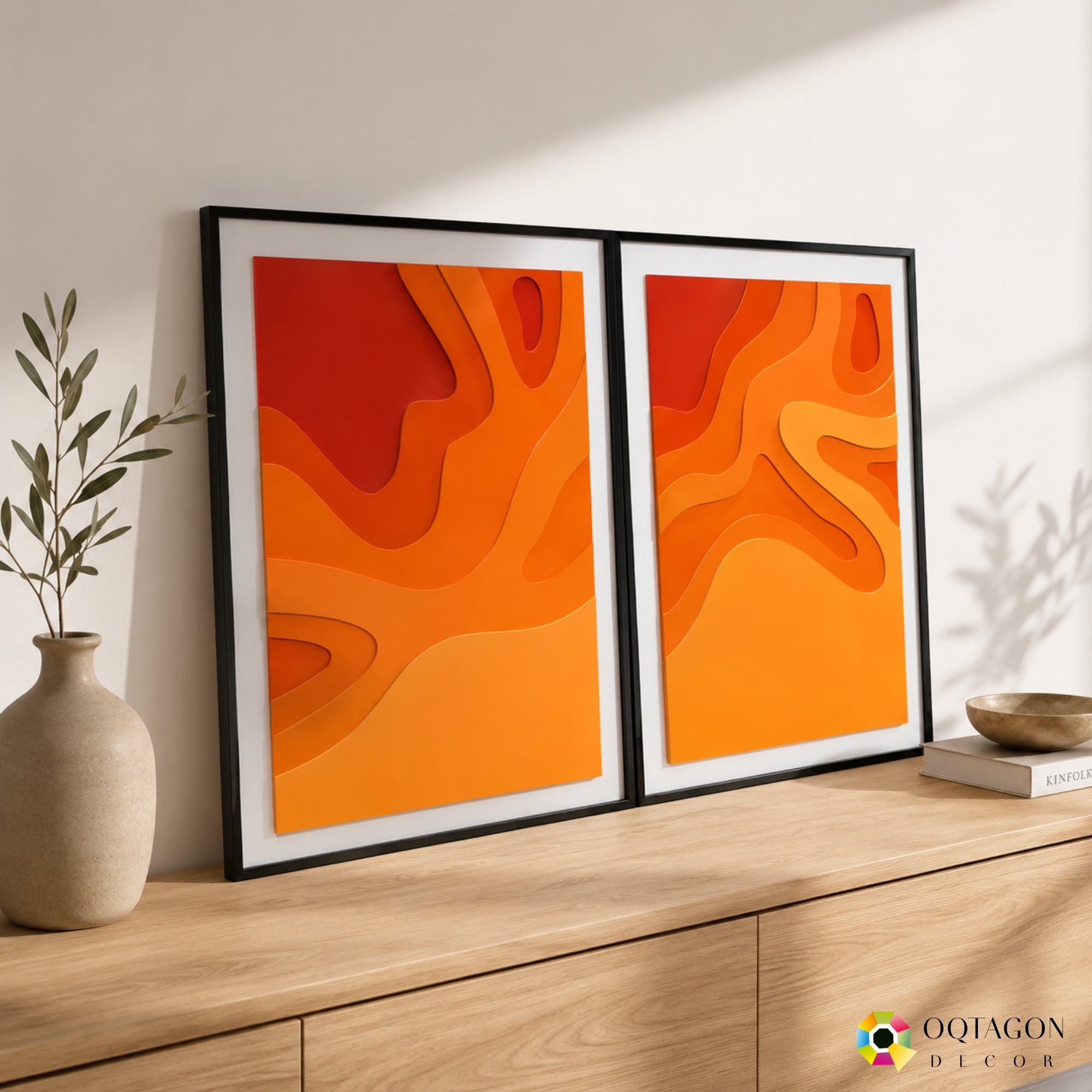 Solaris Flow - Premium Layered Wall Art