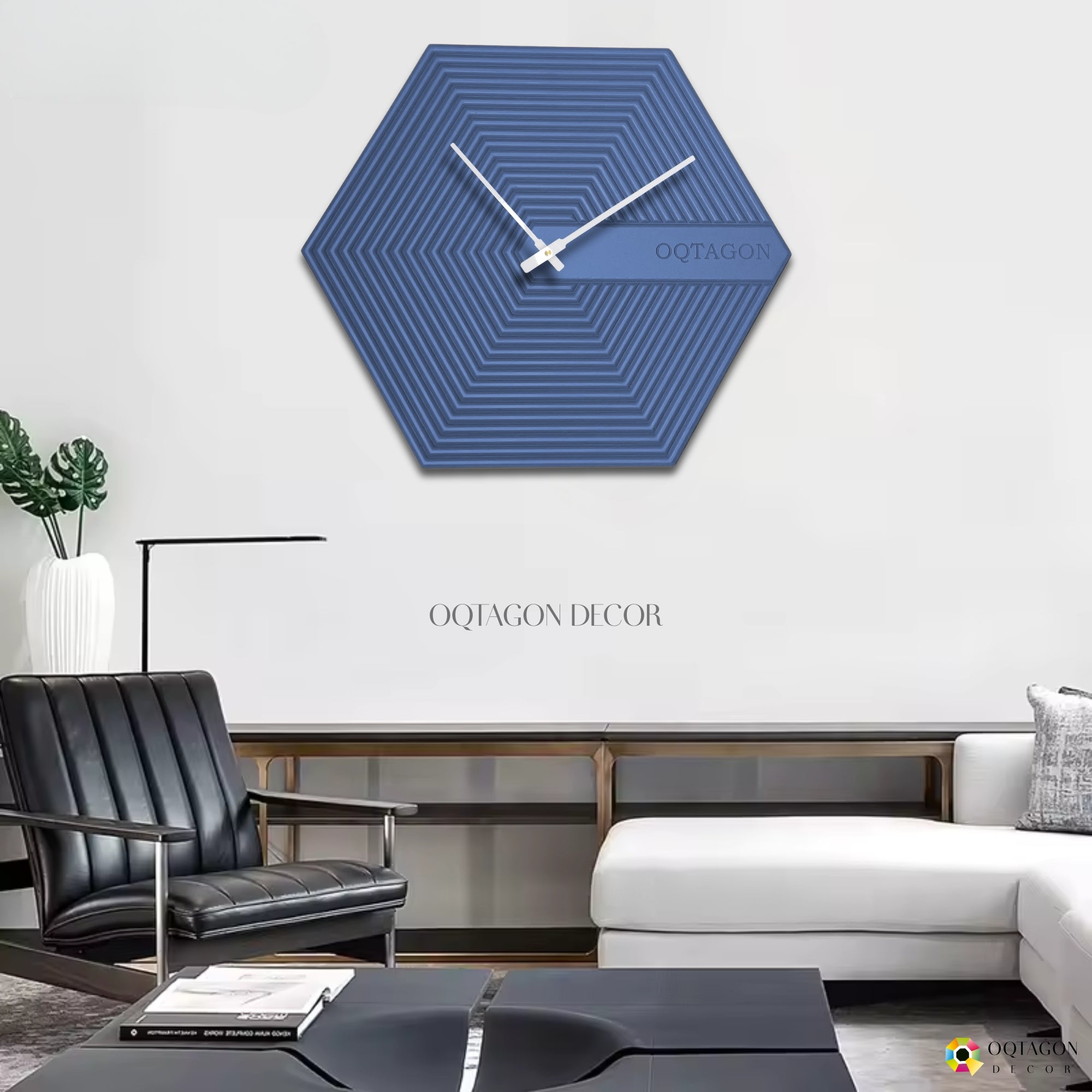 The Hexora Series wall clock