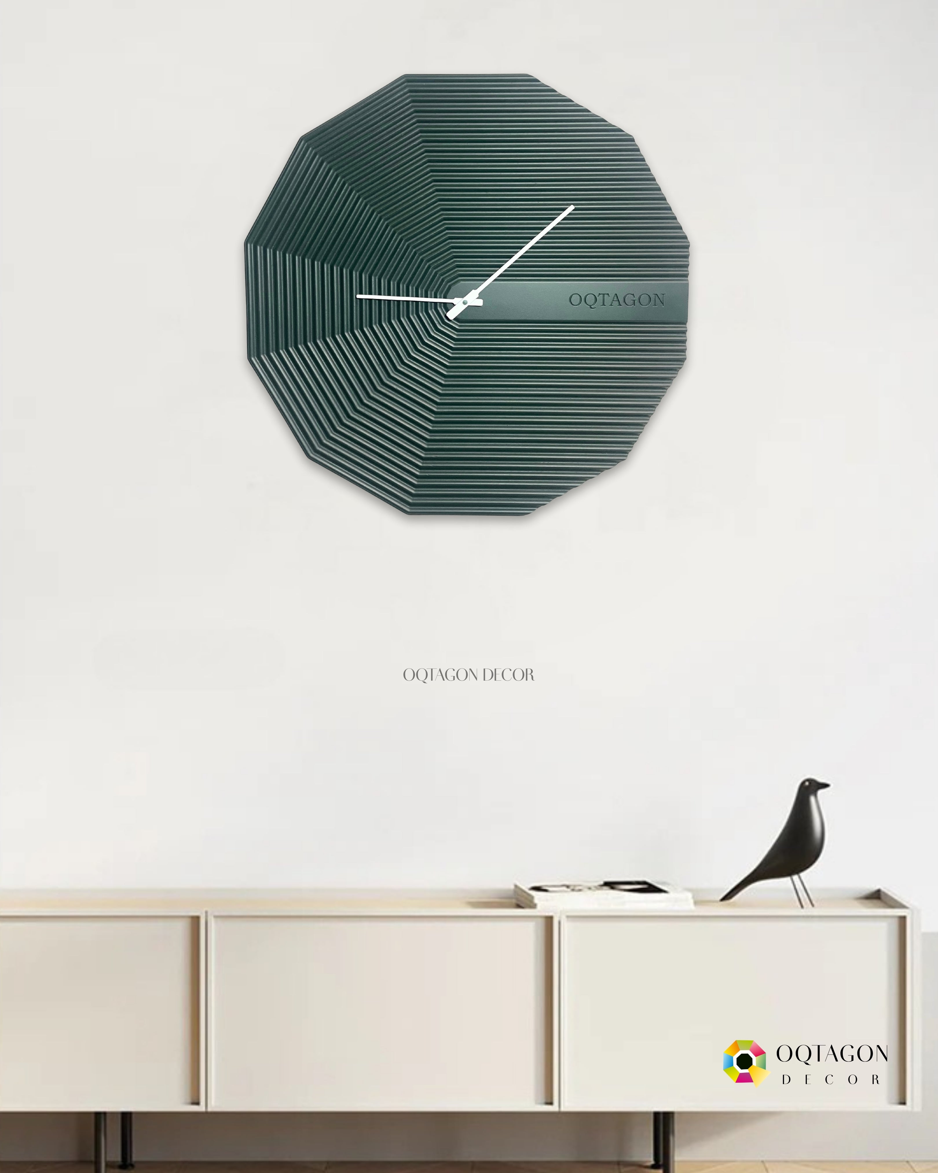 The Twelfora Series wall clock