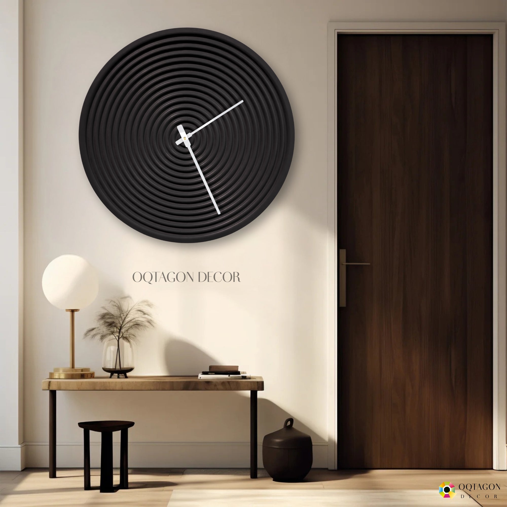 Modern Ripple Wall Clock