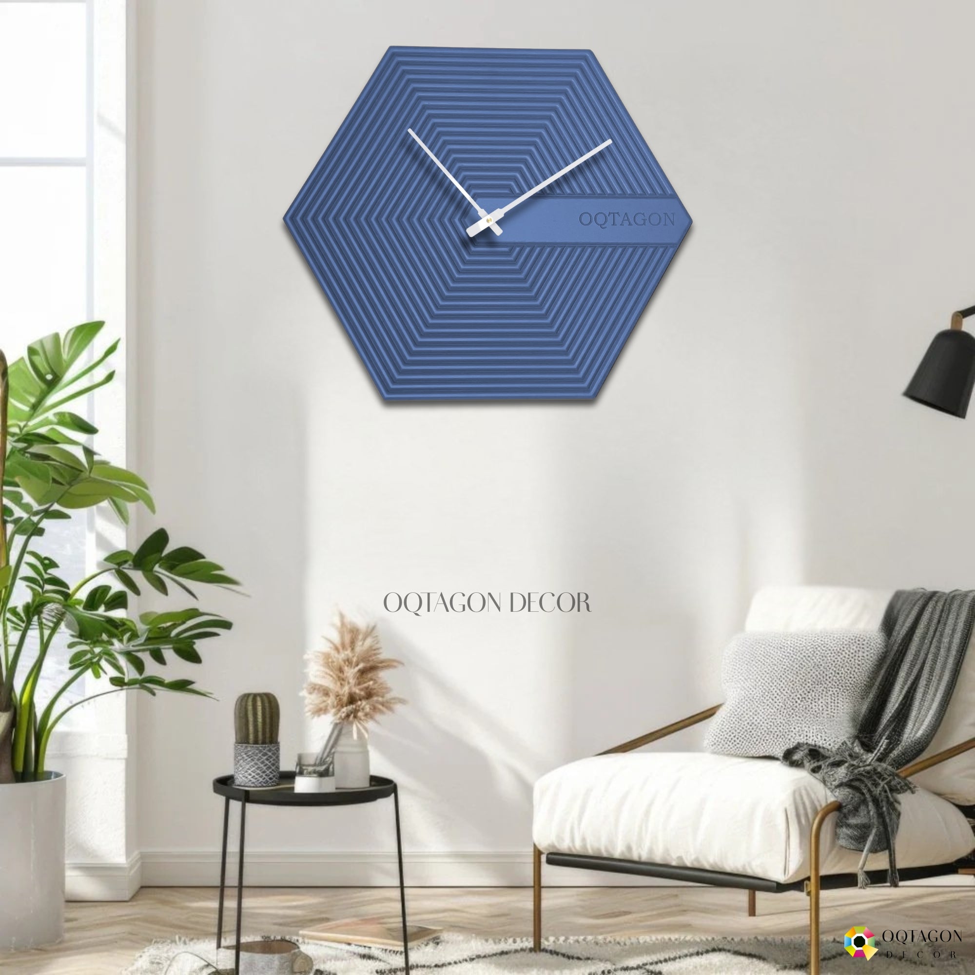 The Hexora Series wall clock