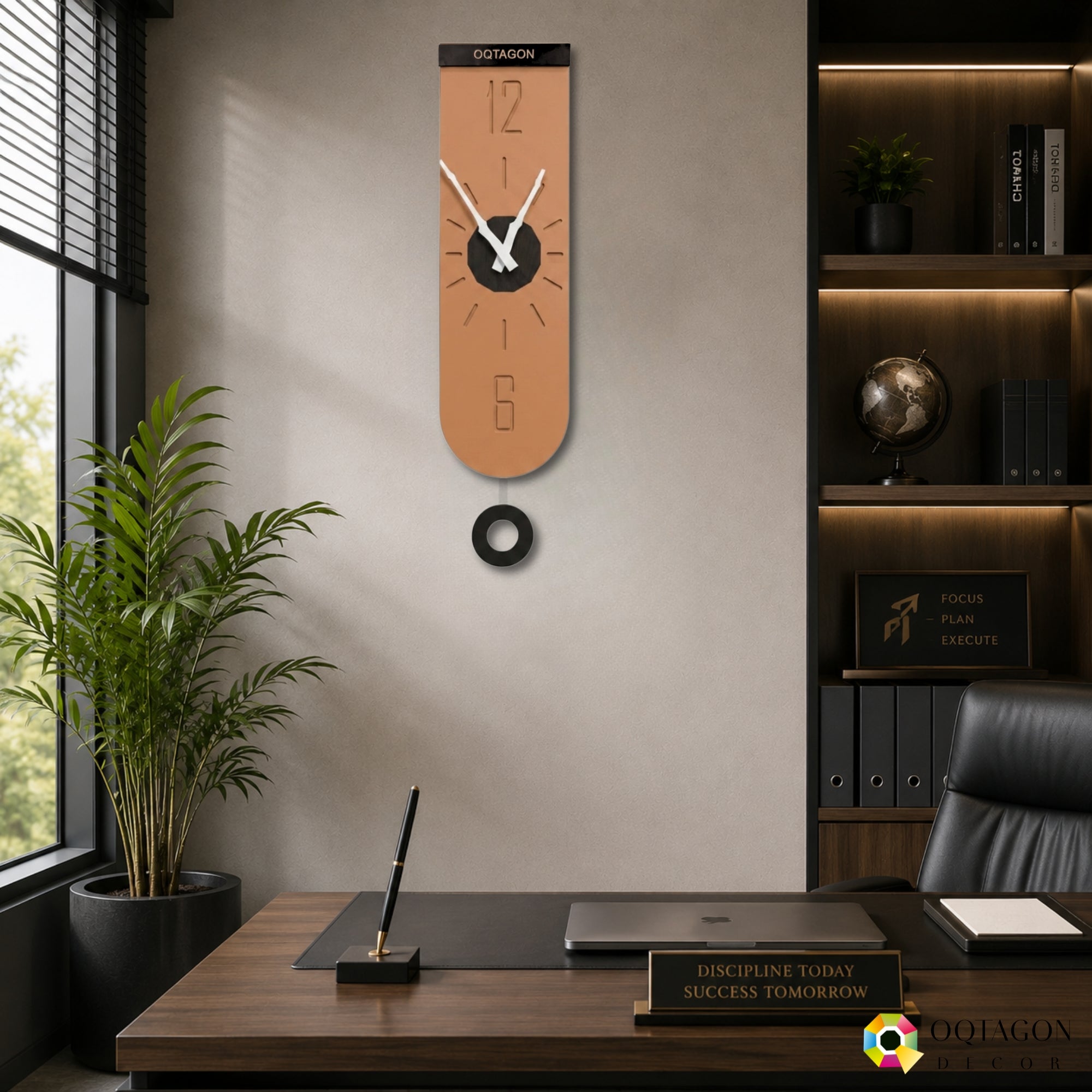 Vectora - Designer Pendulum Wall Clock
