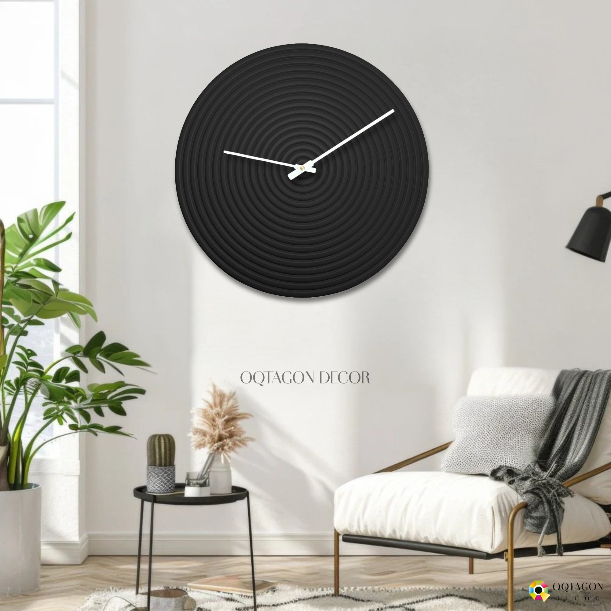 Modern Ripple Wall Clock